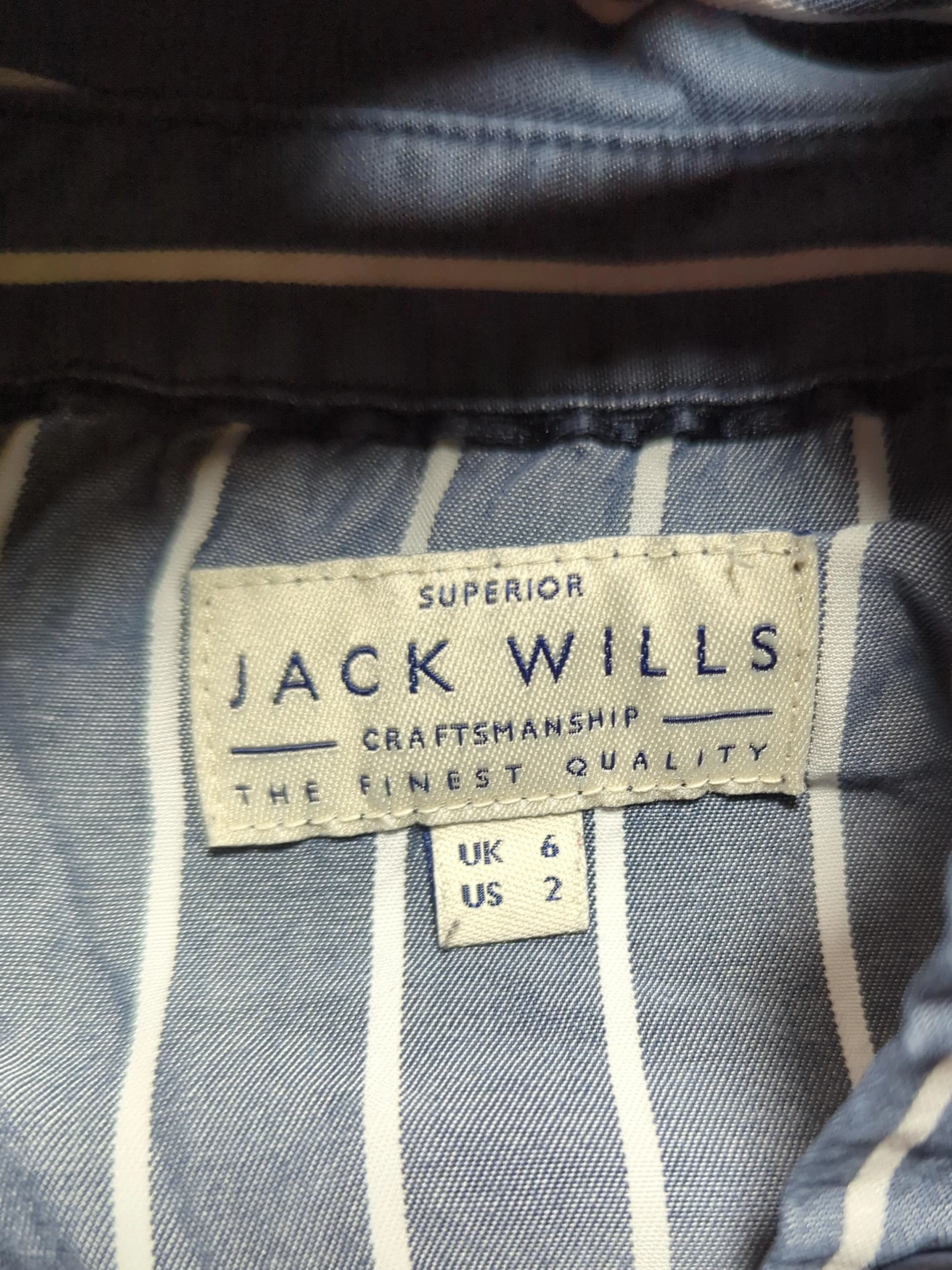 Jack Wills Women's Shirt UK 6 Blue 100% Lyocell Modal Basic - Image 5