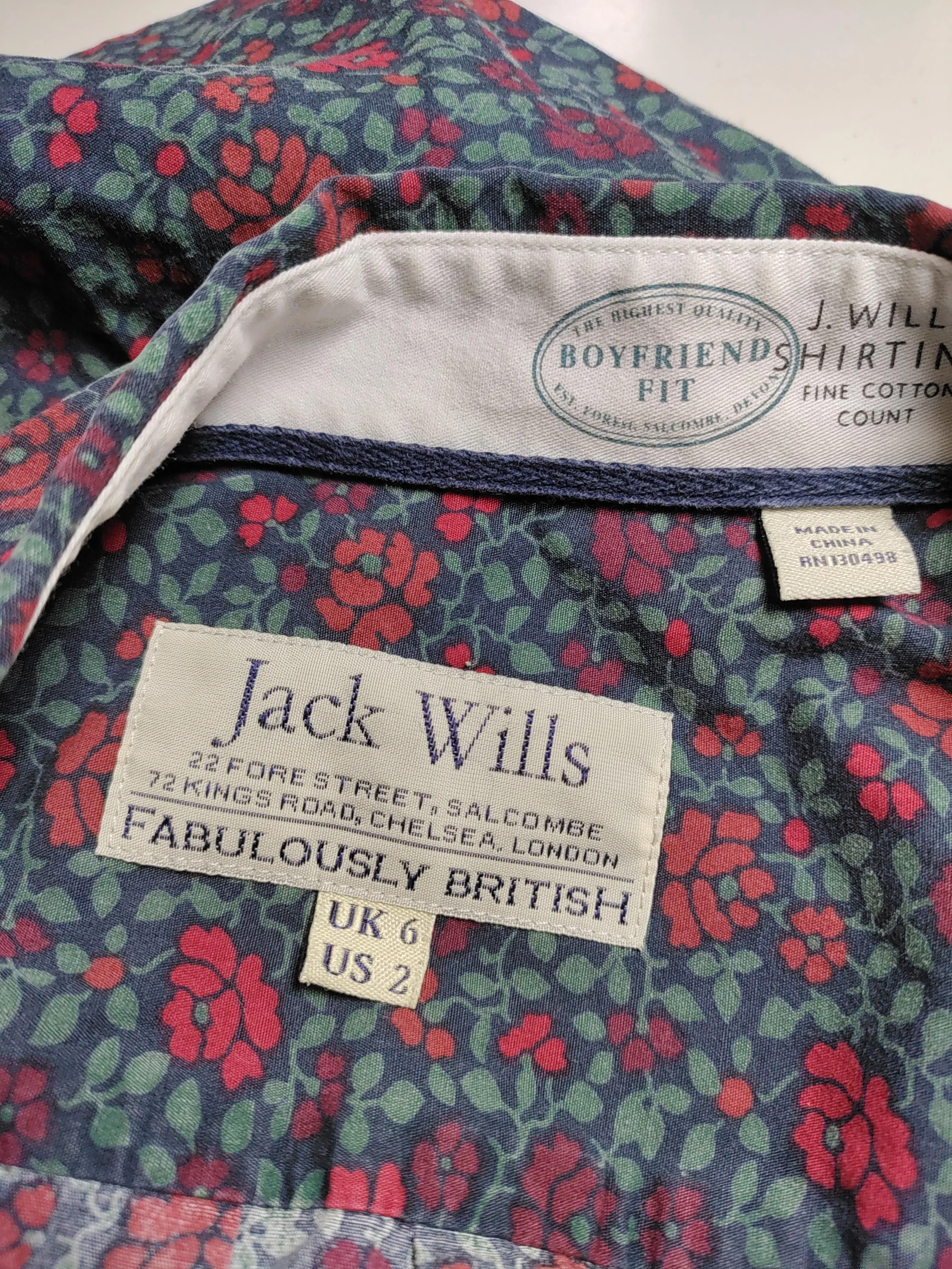 Jack Wills Women's Shirt UK 6 Multi 100% Cotton Basic - Image 5
