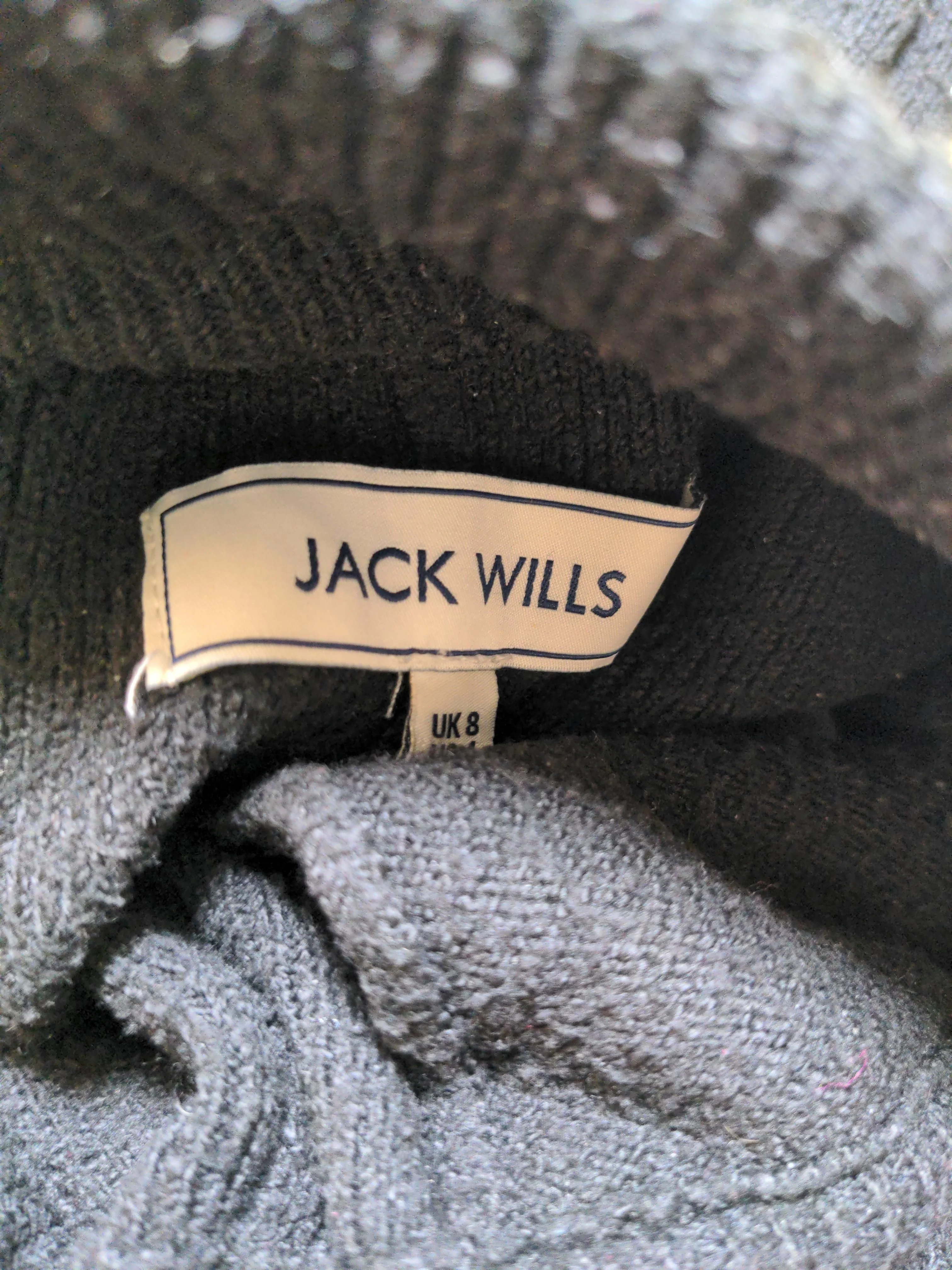 Jack Wills Women's Sports Bottoms UK 8 Black Polyester with Elastane Sweatpants - Image 7