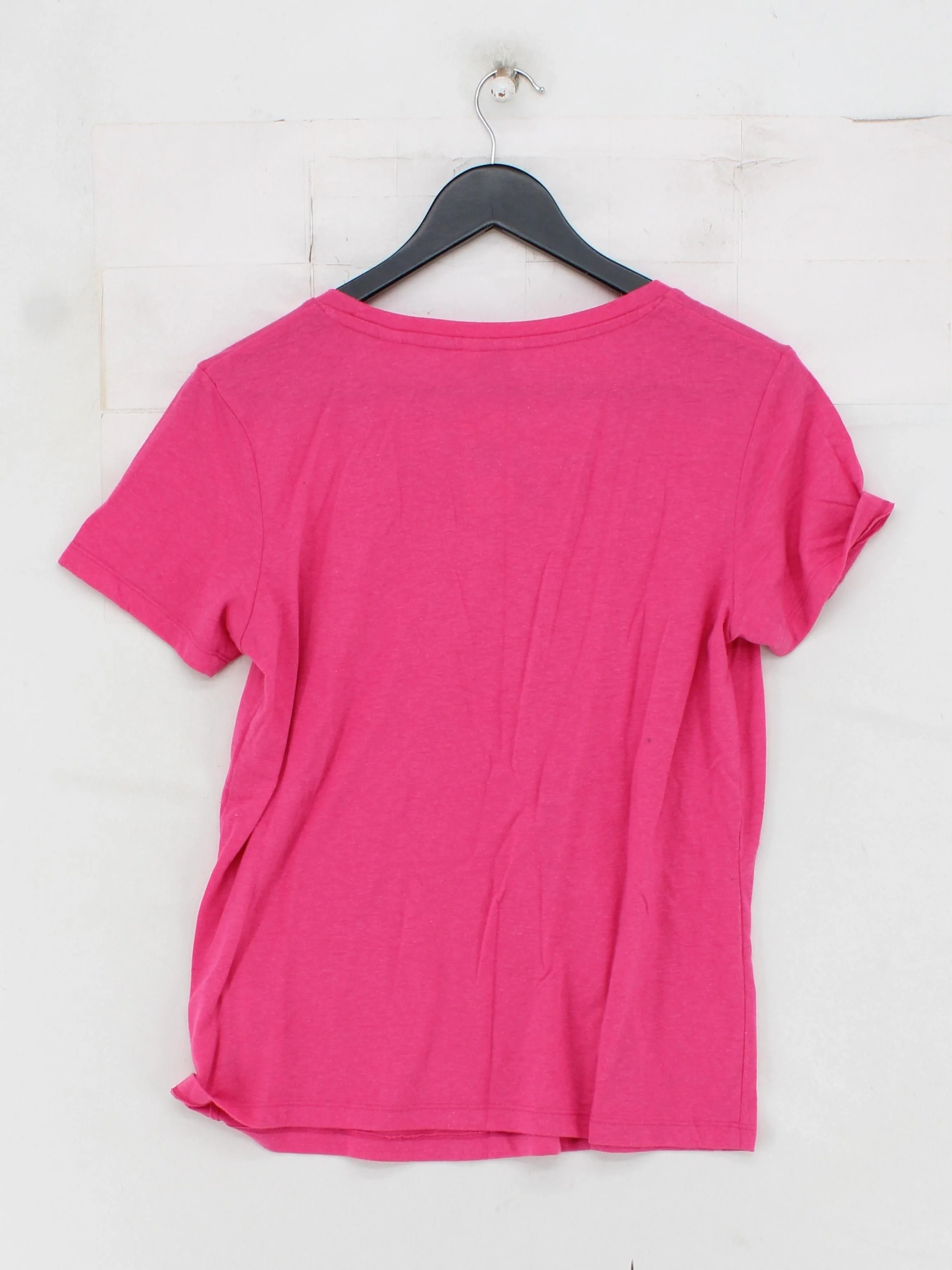 Jack Wills Women's T-Shirt M Pink Polyester with Viscose Basic - Image 2