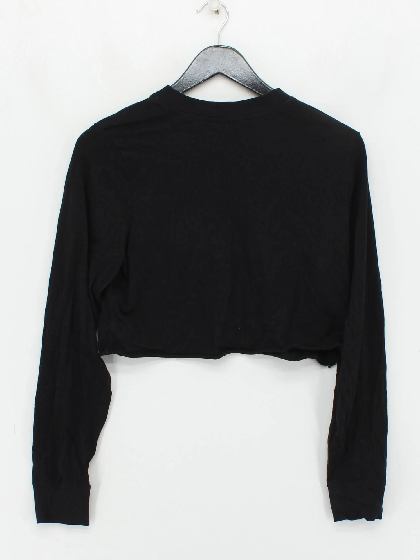 Jack Wills Women's T-Shirt UK 10 Black 100% Cotton Basic - Image 2