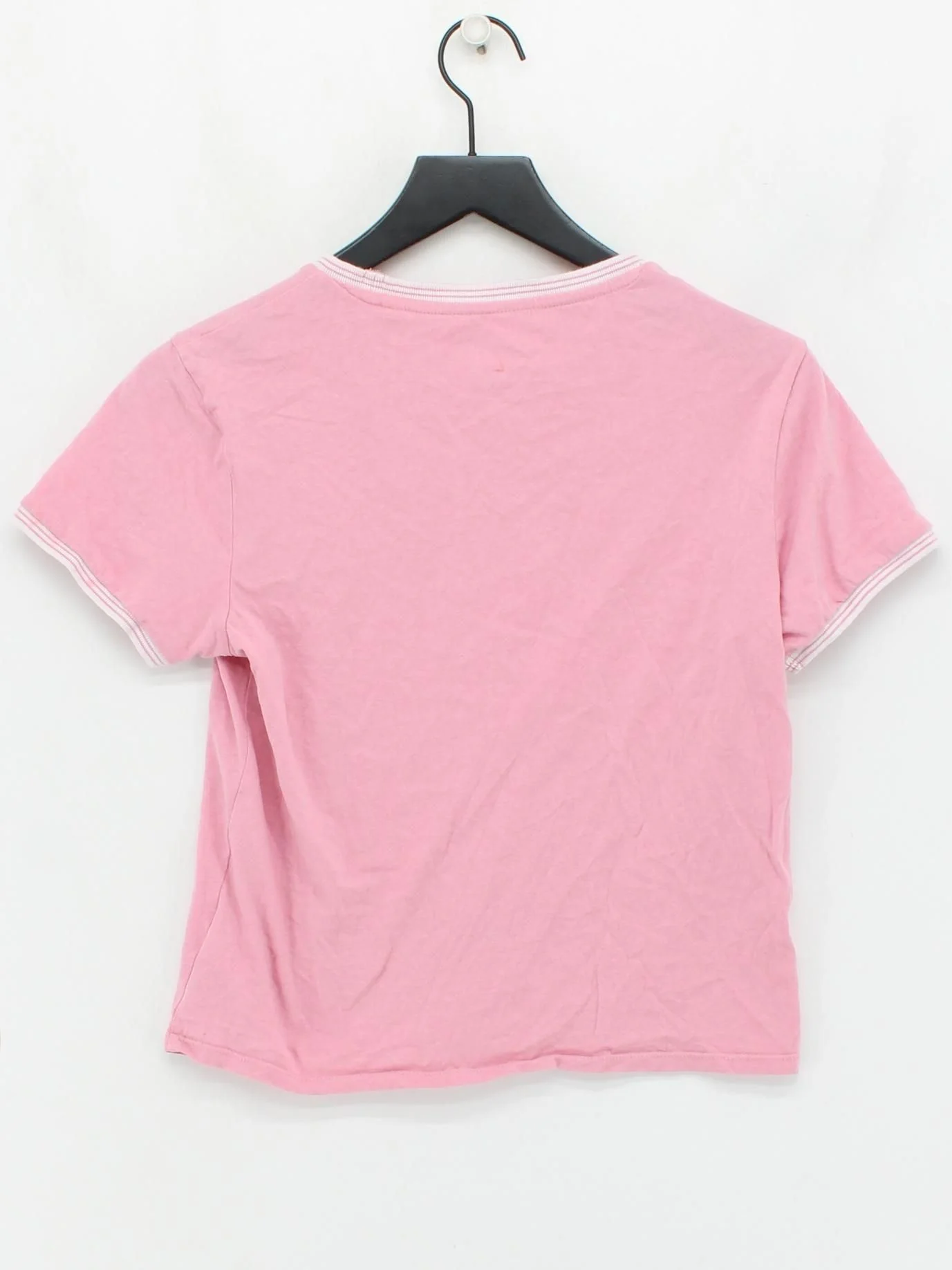 Jack Wills Women's T-Shirt UK 10 Pink 100% Cotton Short Sleeve Round Neck Basic - Image 2