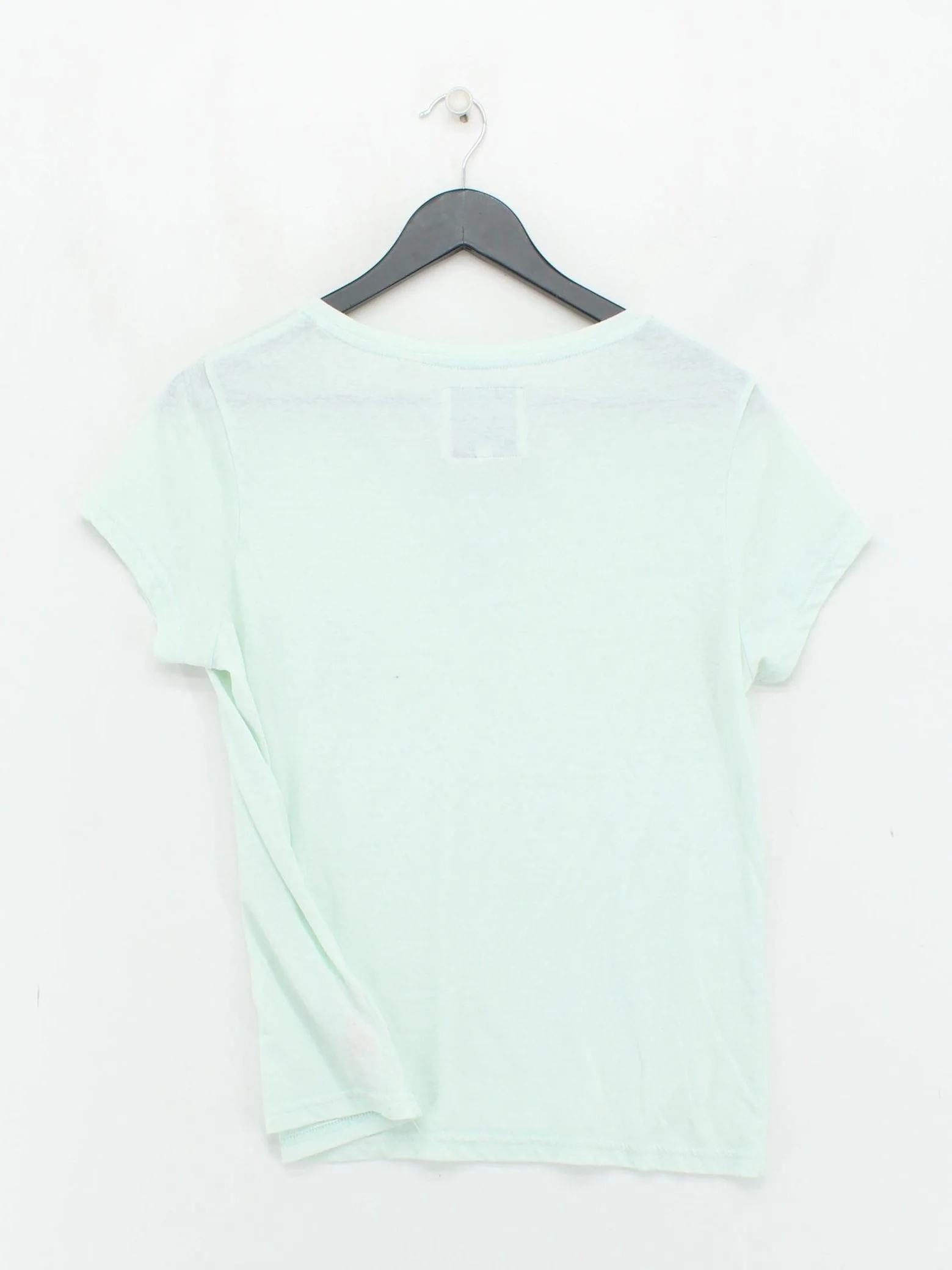 Jack Wills Women's T-Shirt UK 12 Green Polyester with Cotton, Viscose Basic - Image 2
