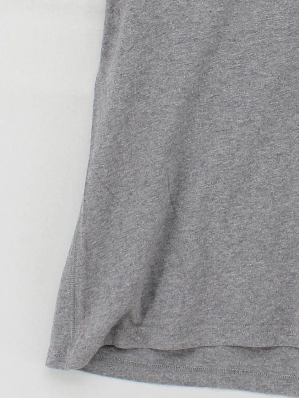 Jack Wills Women's T-Shirt UK 14 Grey 100% Cotton Short Sleeve Round Neck Basic - Image 4