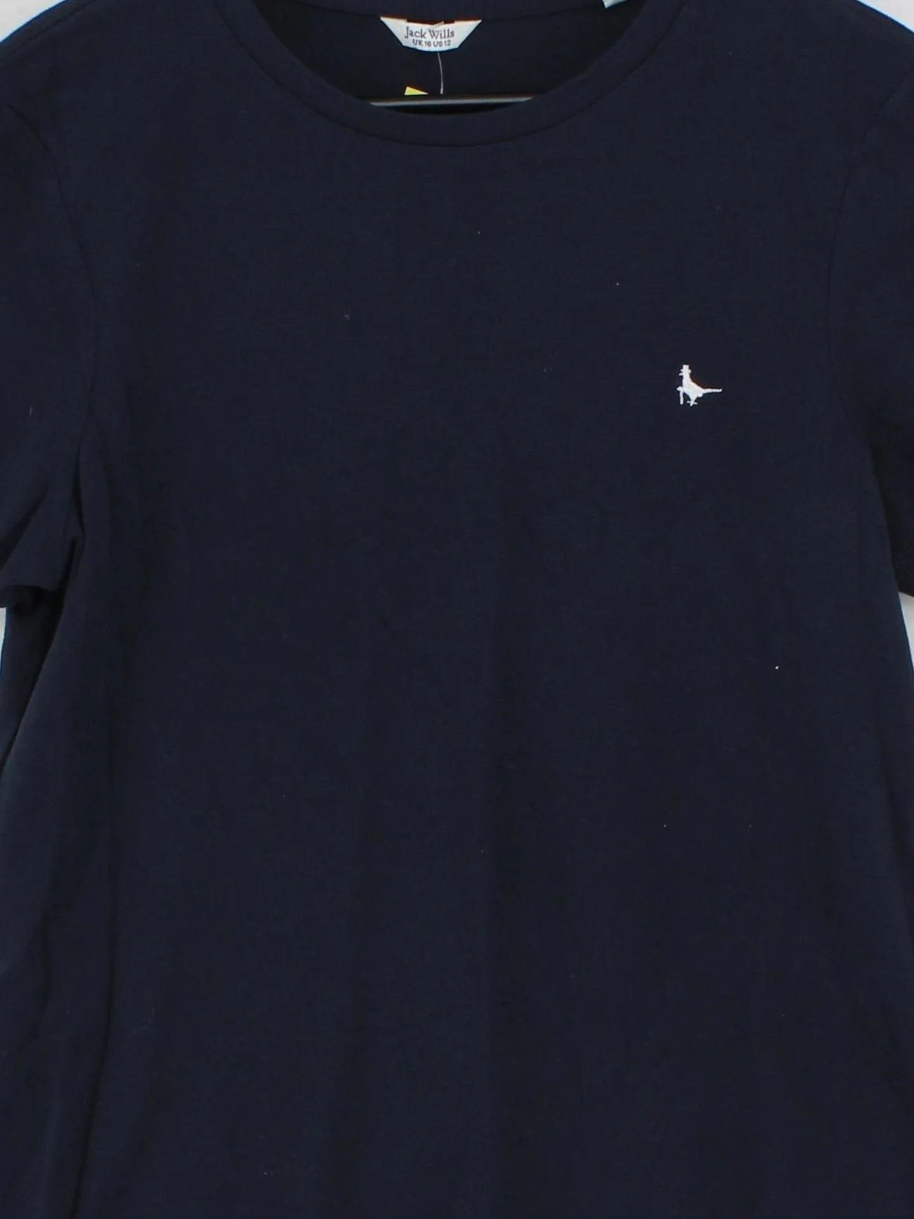 Jack Wills Women's T-Shirt UK 16 Blue Cotton with Elastane Basic - Image 3