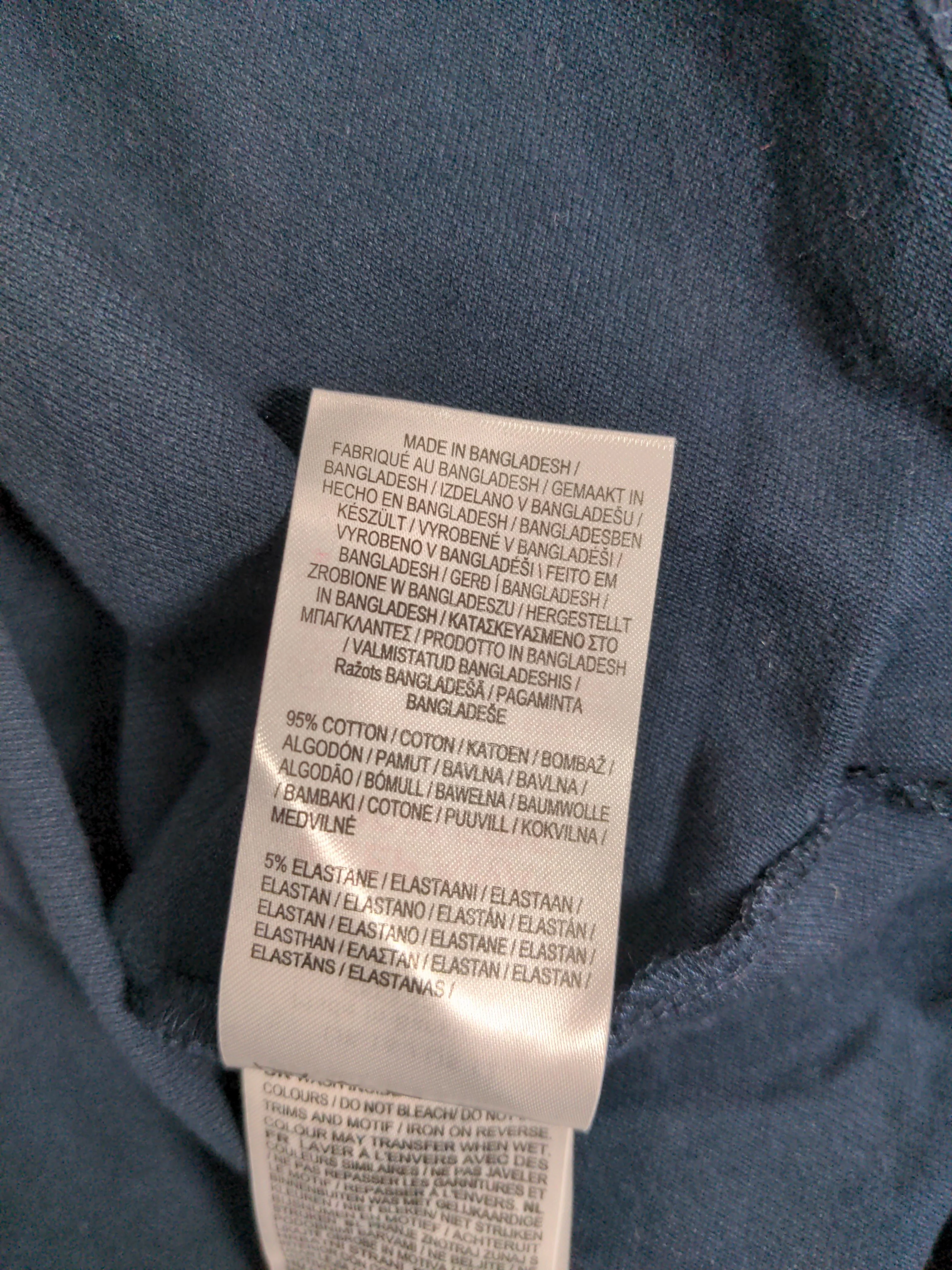 Jack Wills Women's T-Shirt UK 16 Blue Cotton with Elastane Basic - Image 6