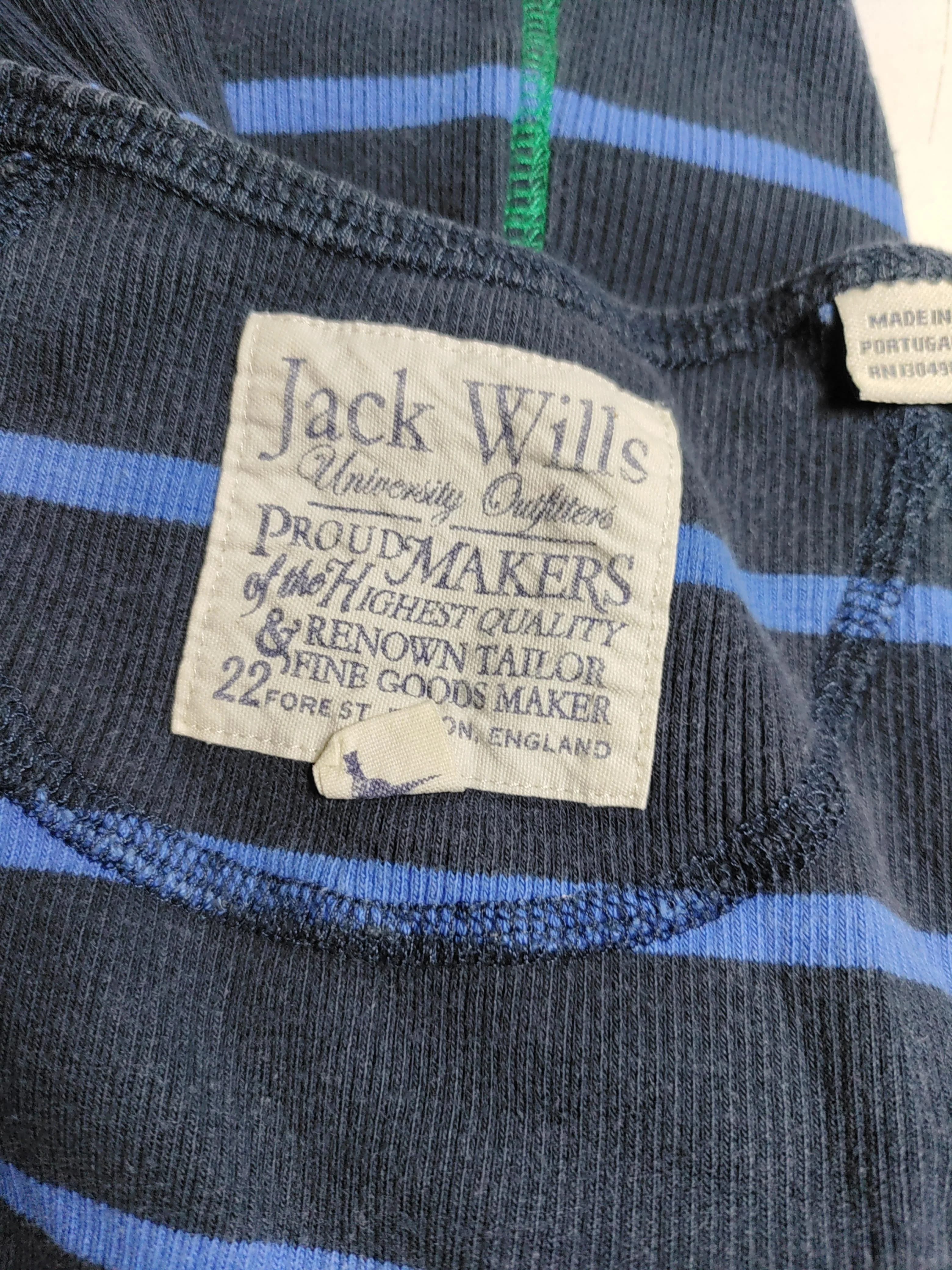 Jack Wills Women's T-Shirt UK 6 Blue Cotton with Elastane Basic - Image 7