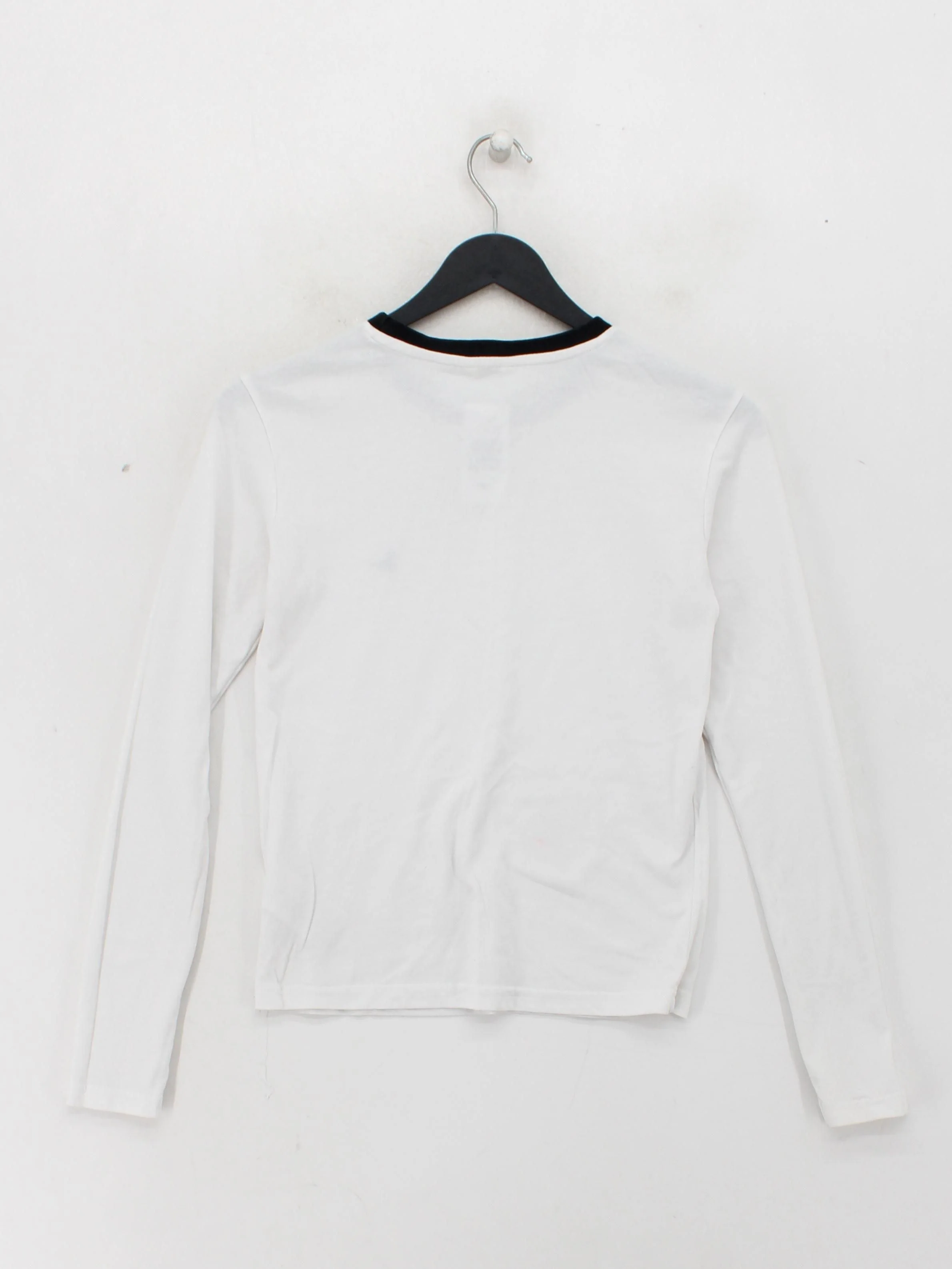 Jack Wills Women's T-Shirt UK 8 White Cotton with Polyester Basic - Image 2