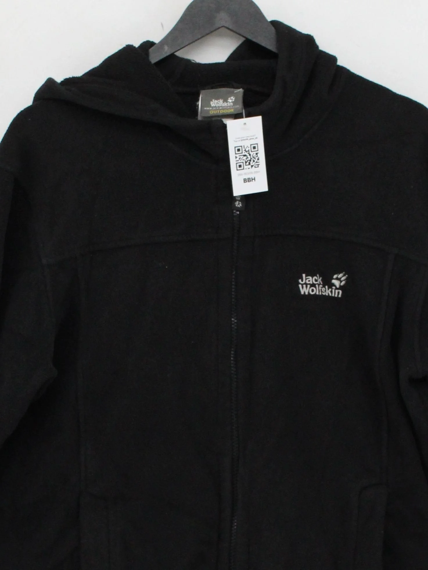 Jack Wolfskin Men's Hoodie L Black 100% Polyester Pullover - Image 3