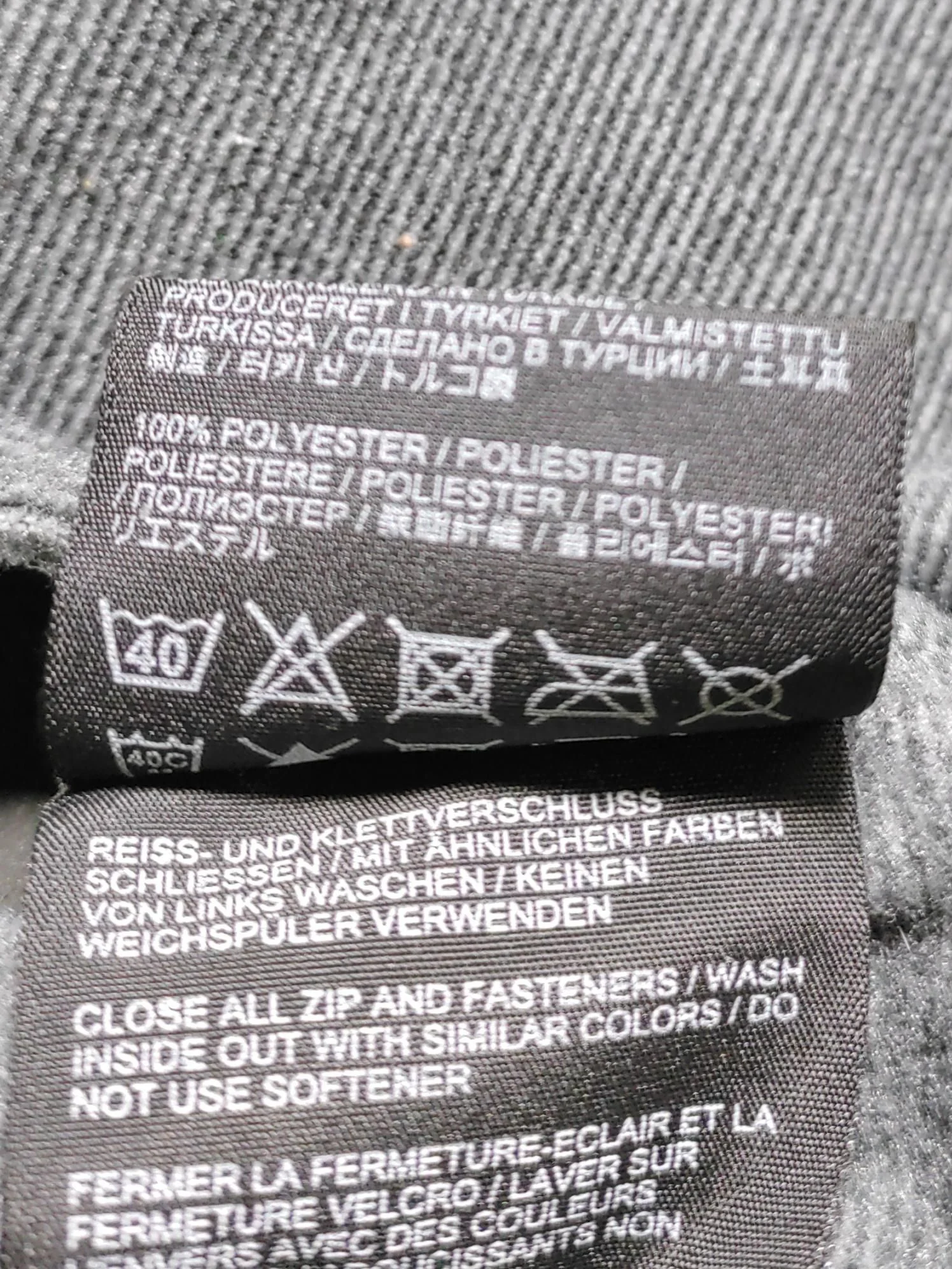 Jack Wolfskin Men's Hoodie L Grey 100% Polyester Pullover - Image 6