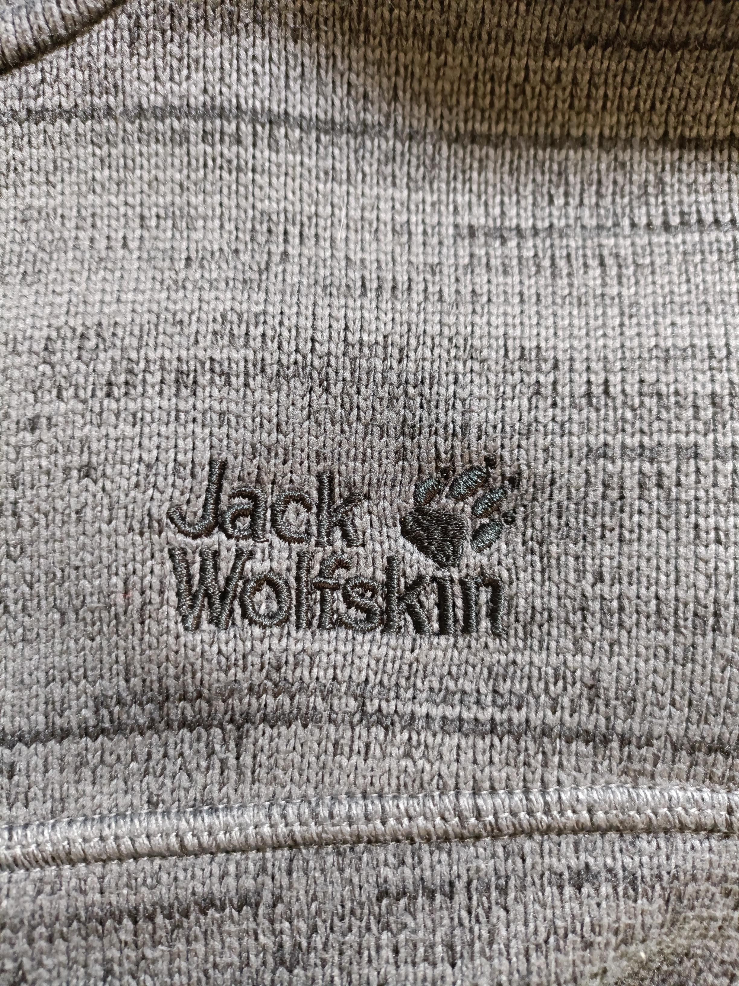 Jack Wolfskin Men's Hoodie M Grey 100% Polyester Full Zip - Image 5