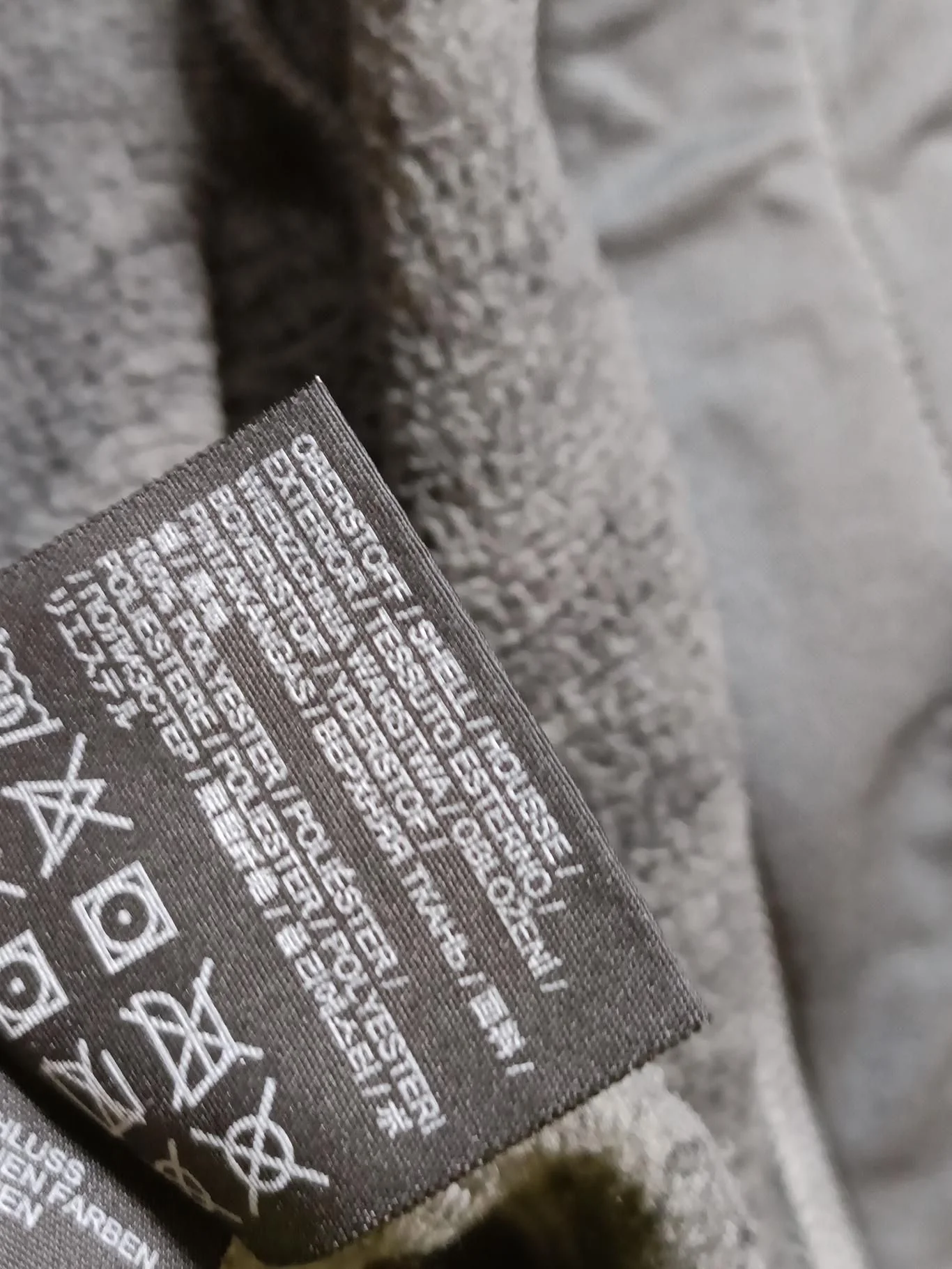 Jack Wolfskin Men's Hoodie M Grey 100% Polyester Full Zip - Image 6