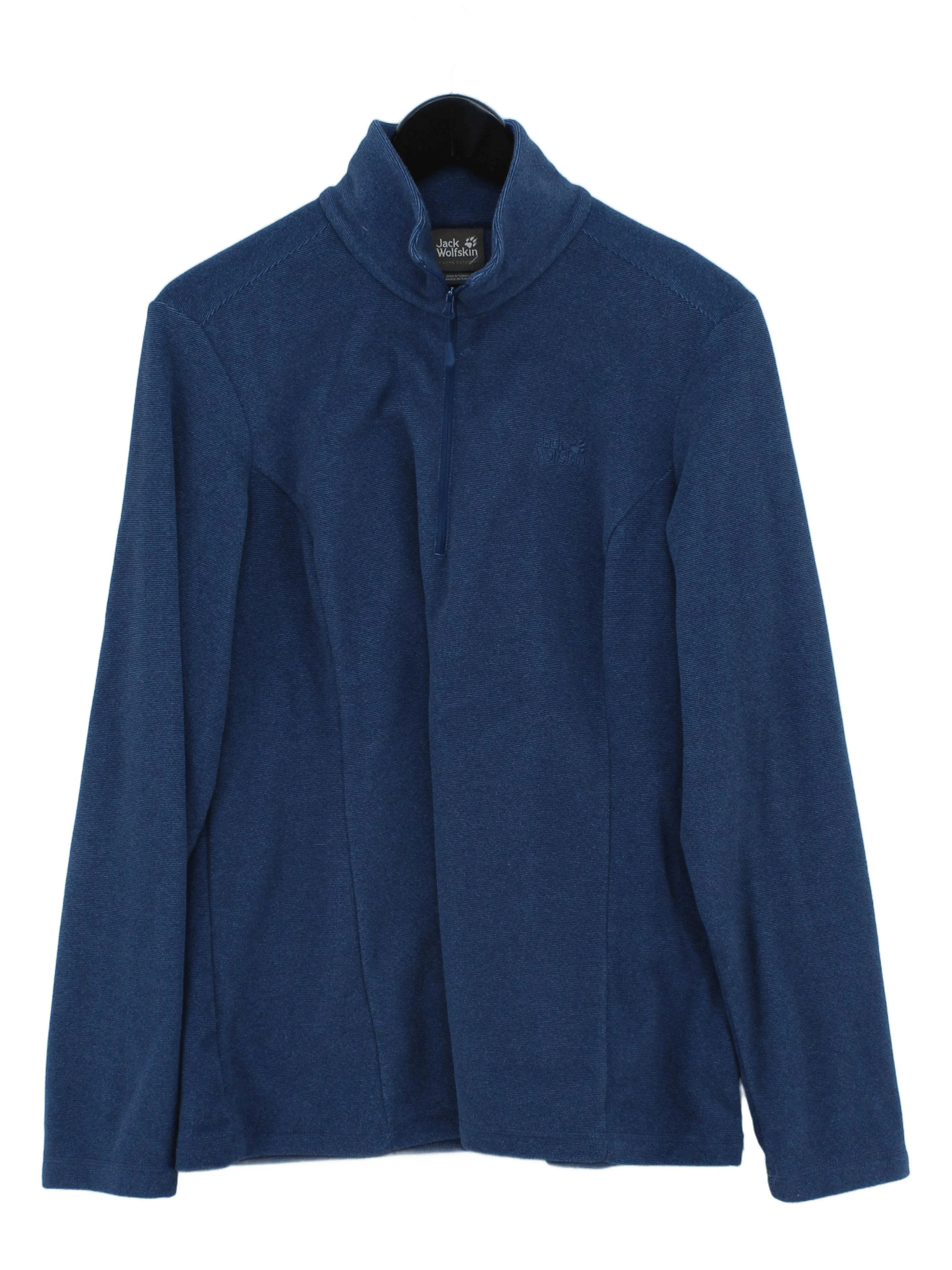 Jack Wolfskin Men's Hoodie XXS Blue 100% Other Pullover