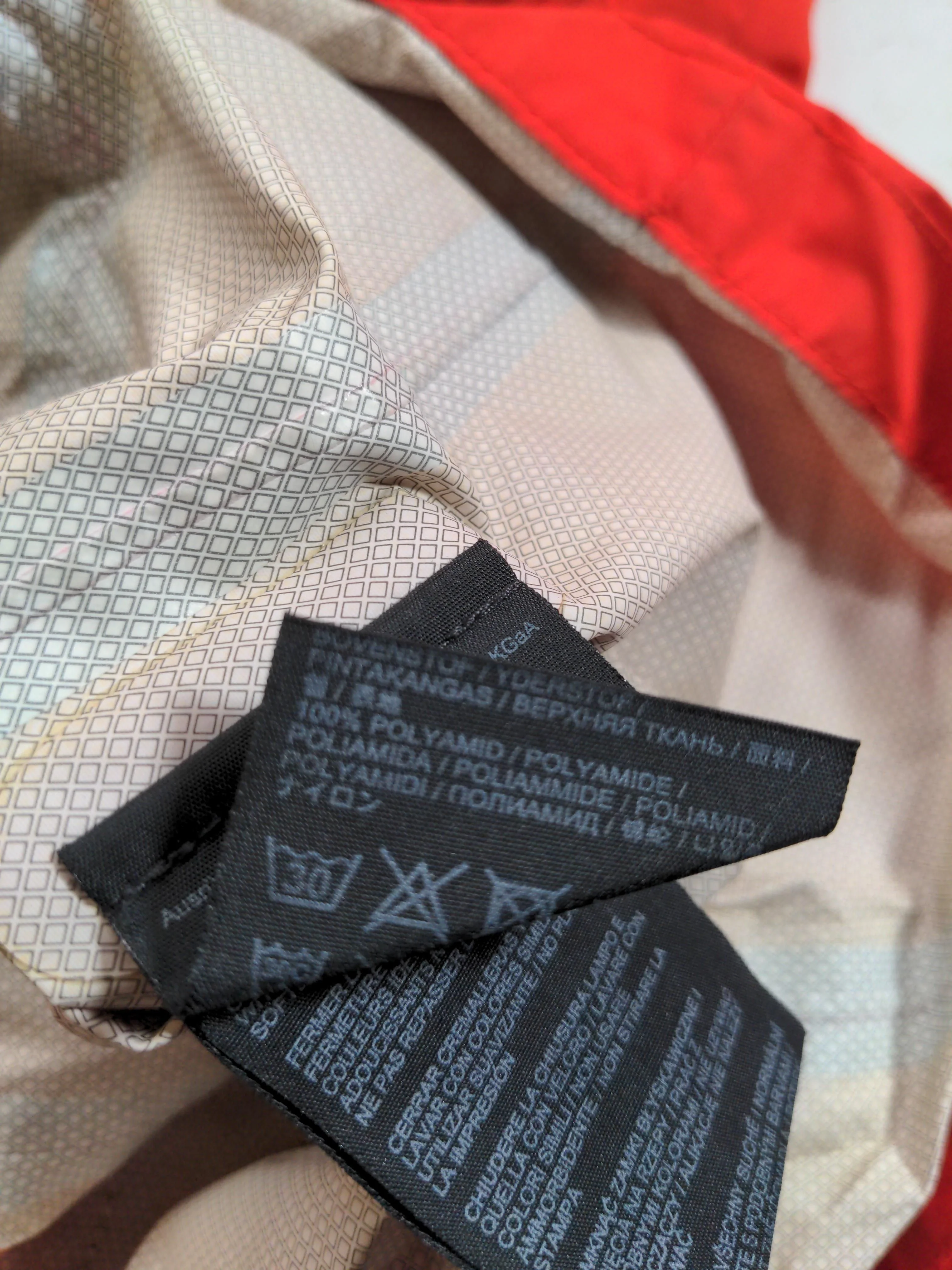 Jack Wolfskin Rain Coat jacket red - Image 6