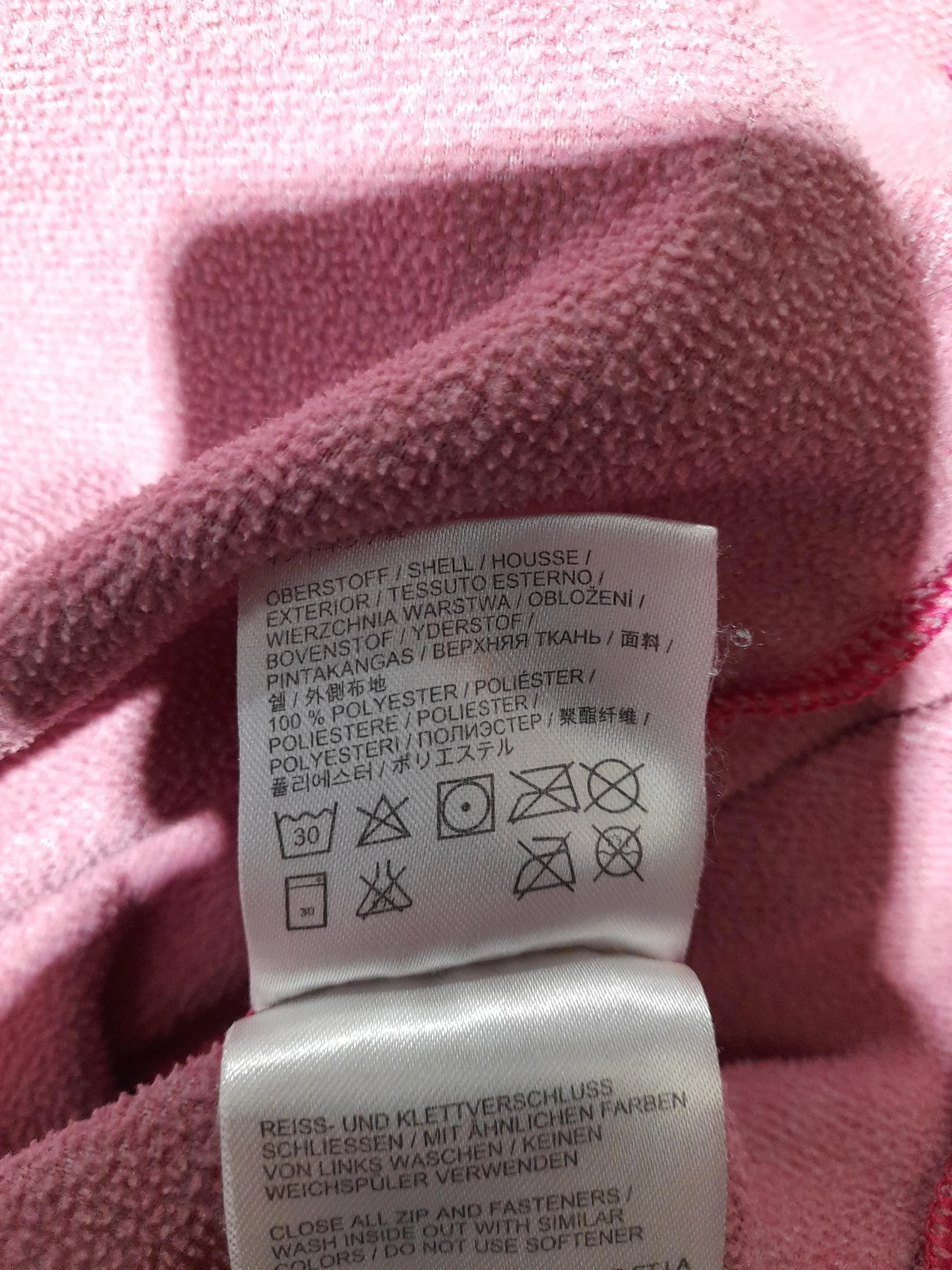 Jack Wolfskin Women's Hoodie M Pink 100% Polyester Pullover - Image 6