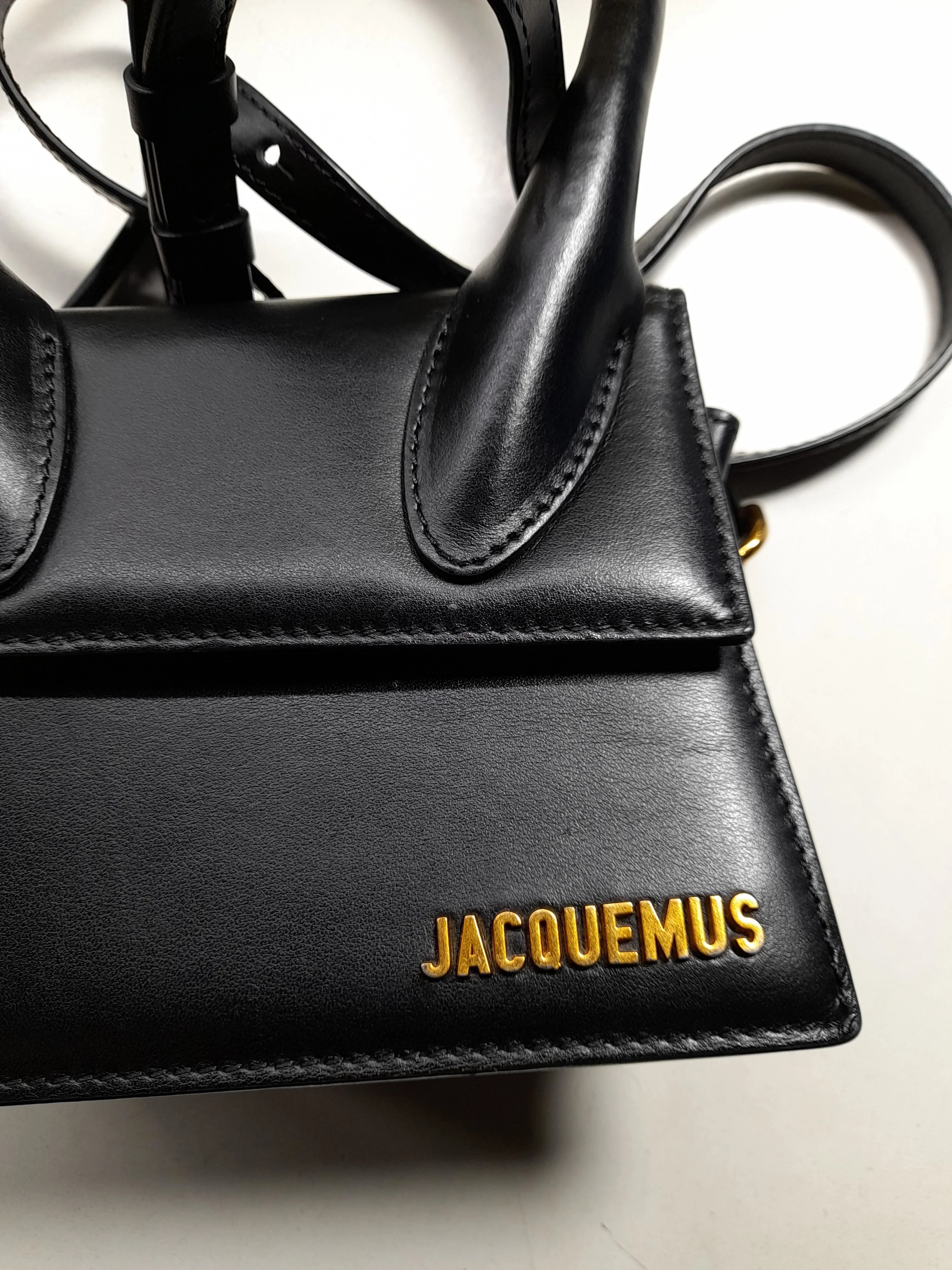 Jacquemus Women's Bag Black 100% Leather Shoulder Bag - Image 5