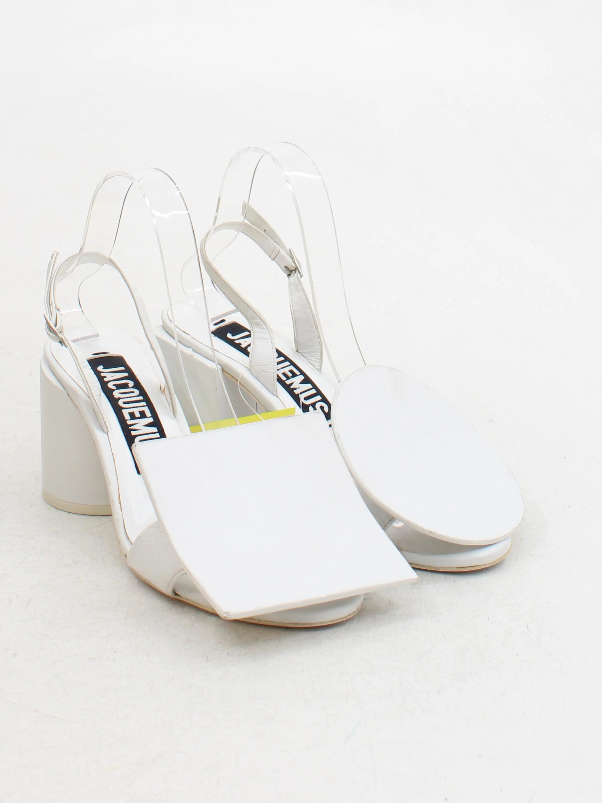 Jacquemus Women's Sandals UK 6 White 100% Leather Strappy - Image 4