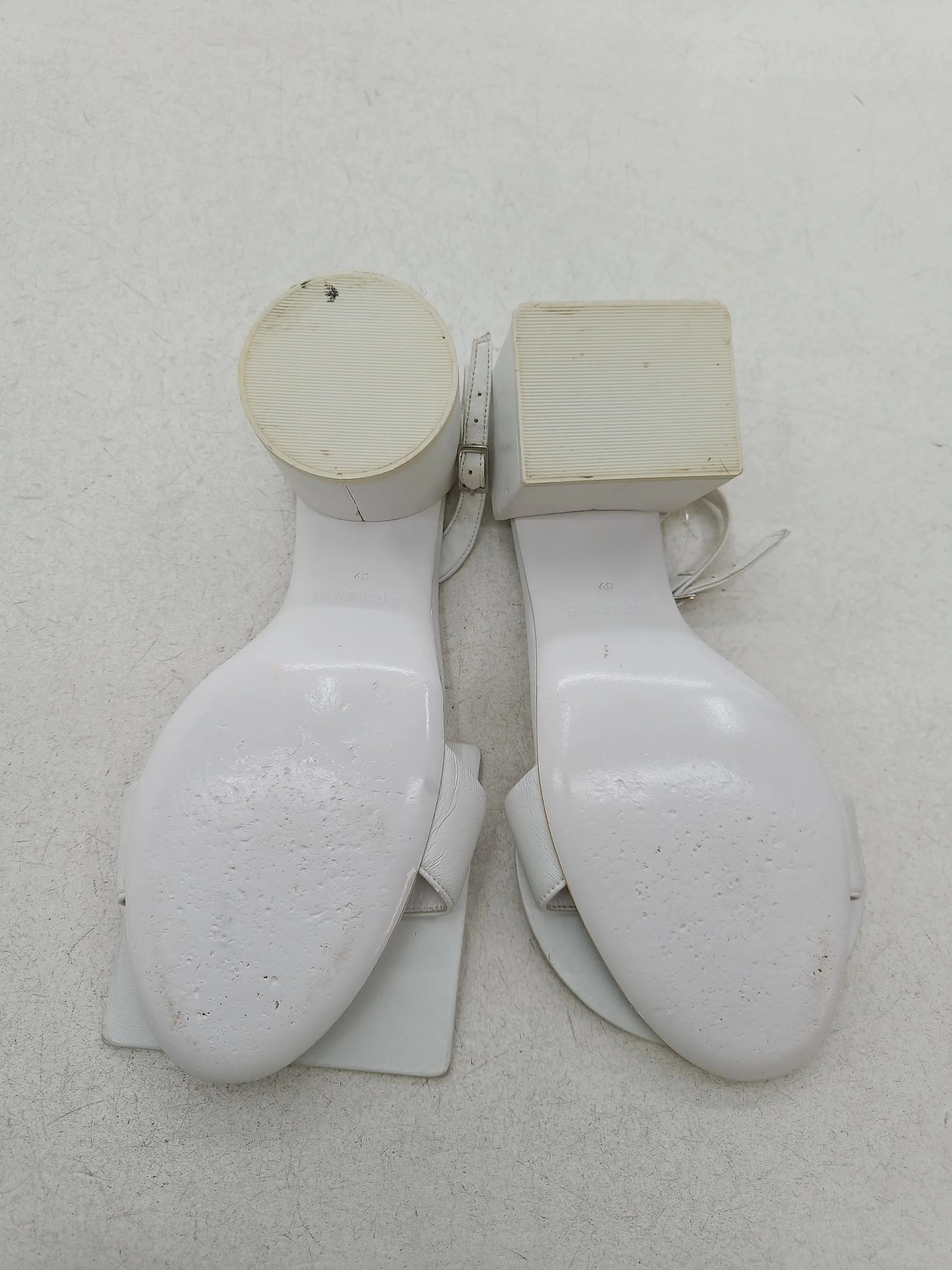 Jacquemus Women's Sandals UK 6 White 100% Leather Strappy - Image 7
