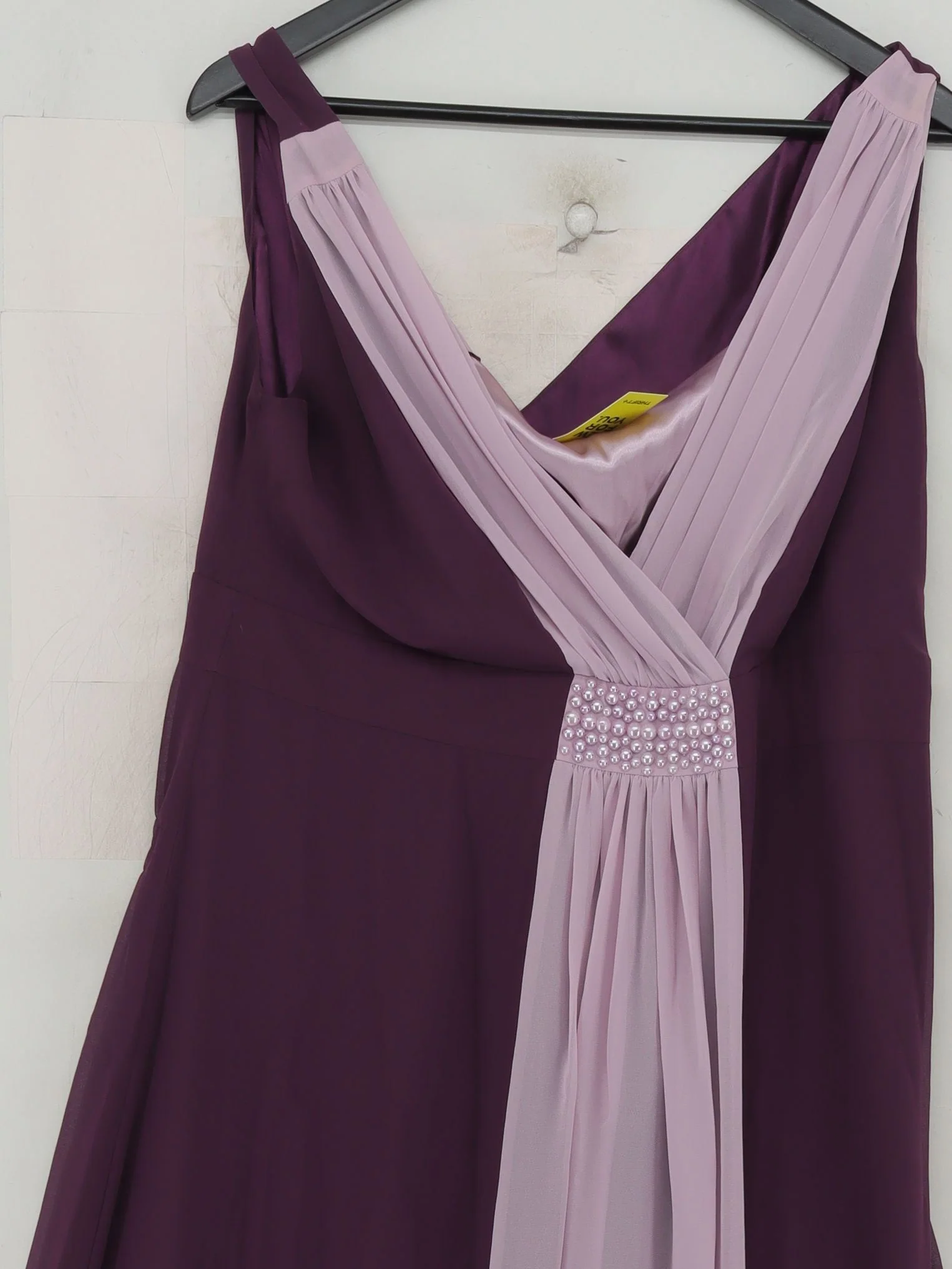Jacques Vert A-Line Maxi Dress UK20 in Purple - Image 3