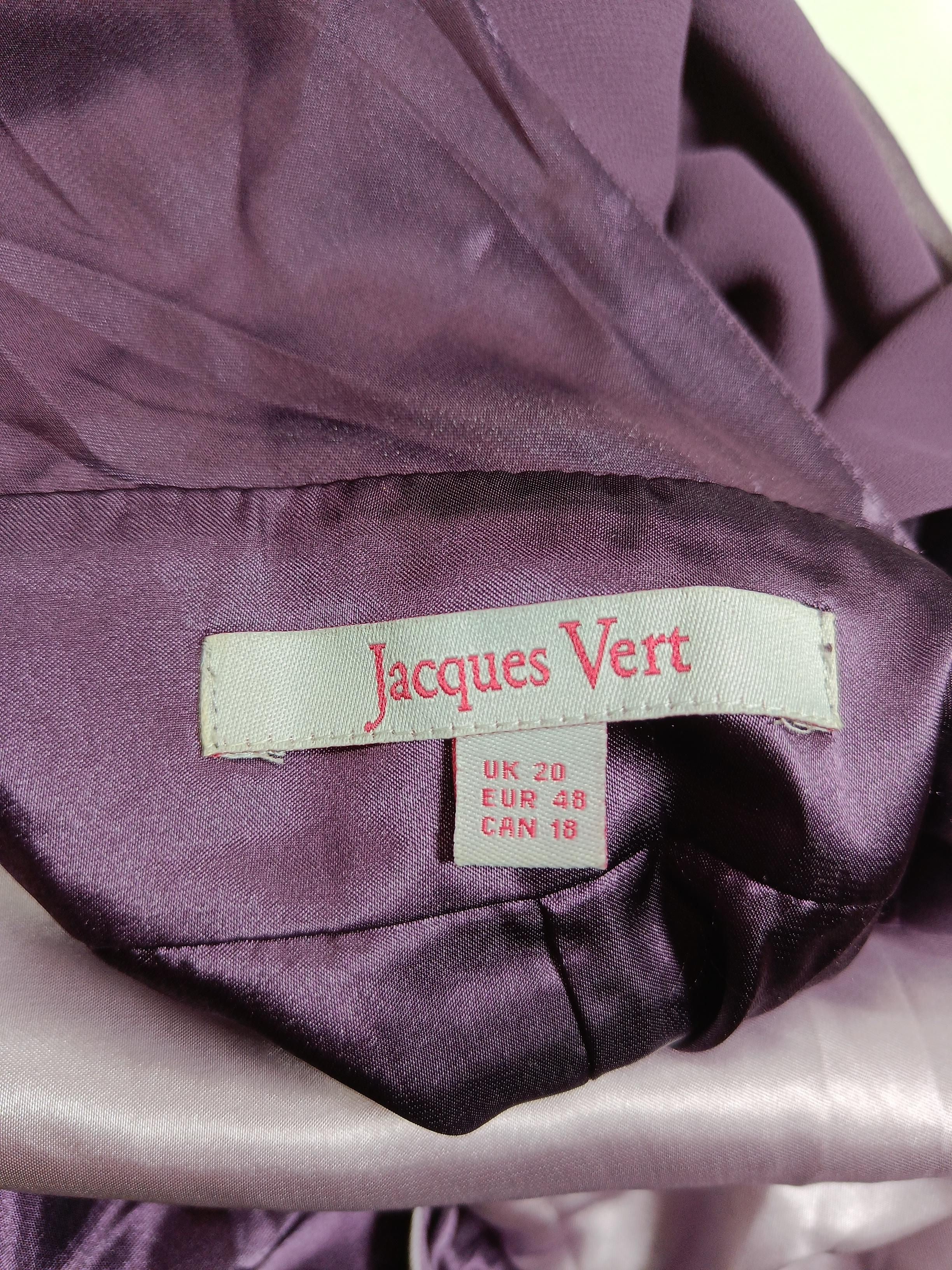 Jacques Vert A-Line Maxi Dress UK20 in Purple - Image 5