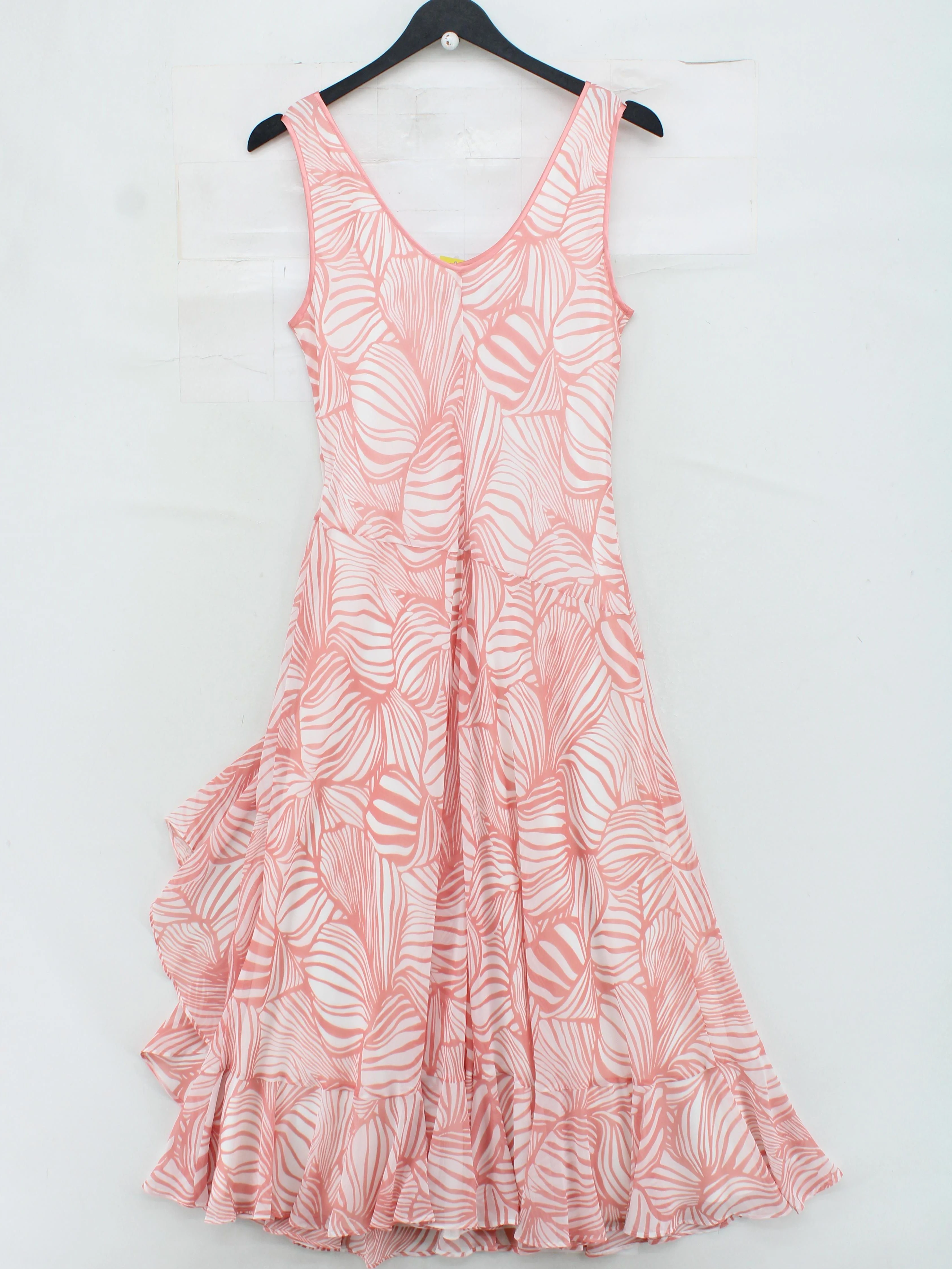 Jacques Vert A-Line Midi Dress UK12 in Pink - Image 2