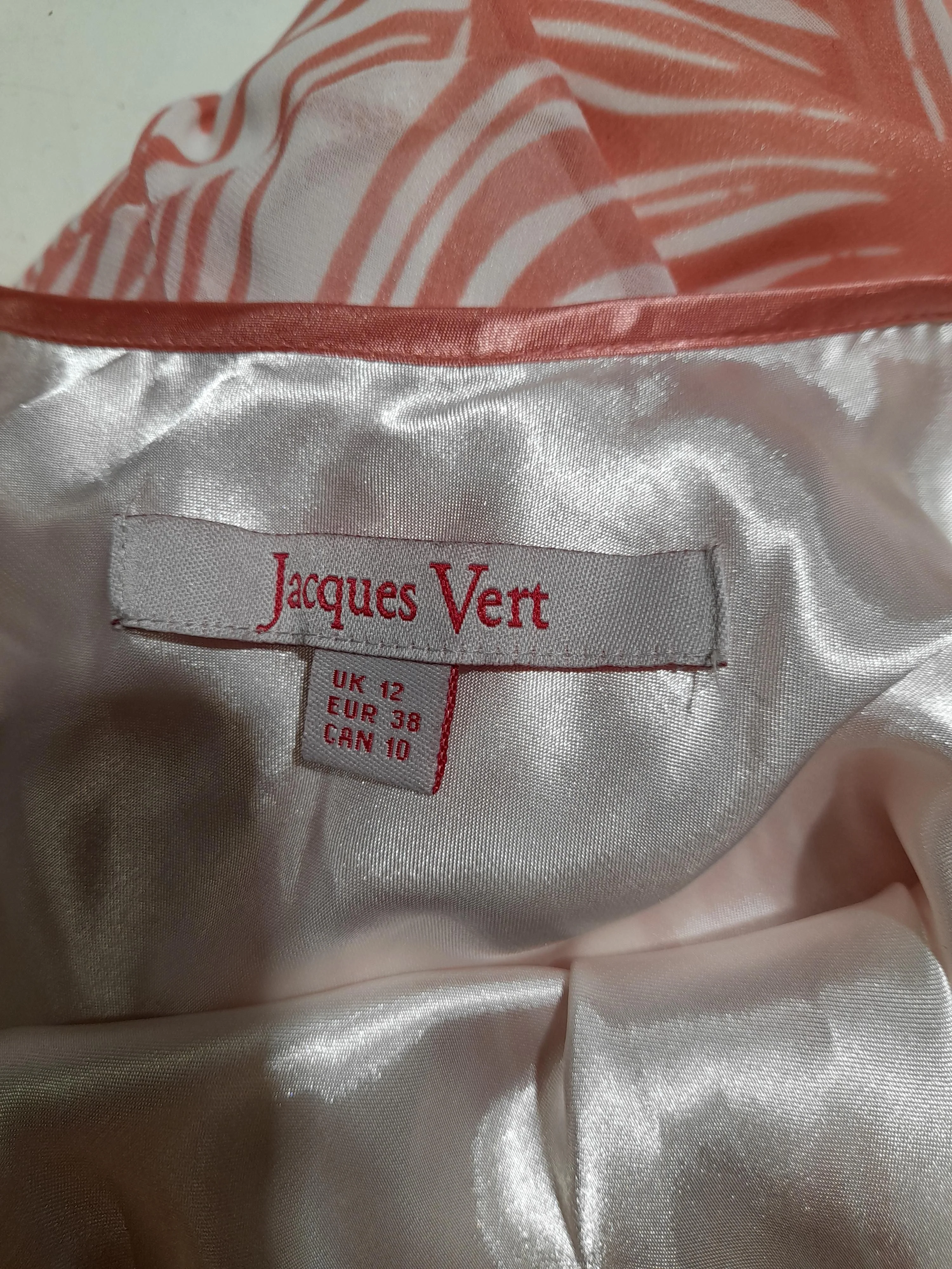 Jacques Vert A-Line Midi Dress UK12 in Pink - Image 5