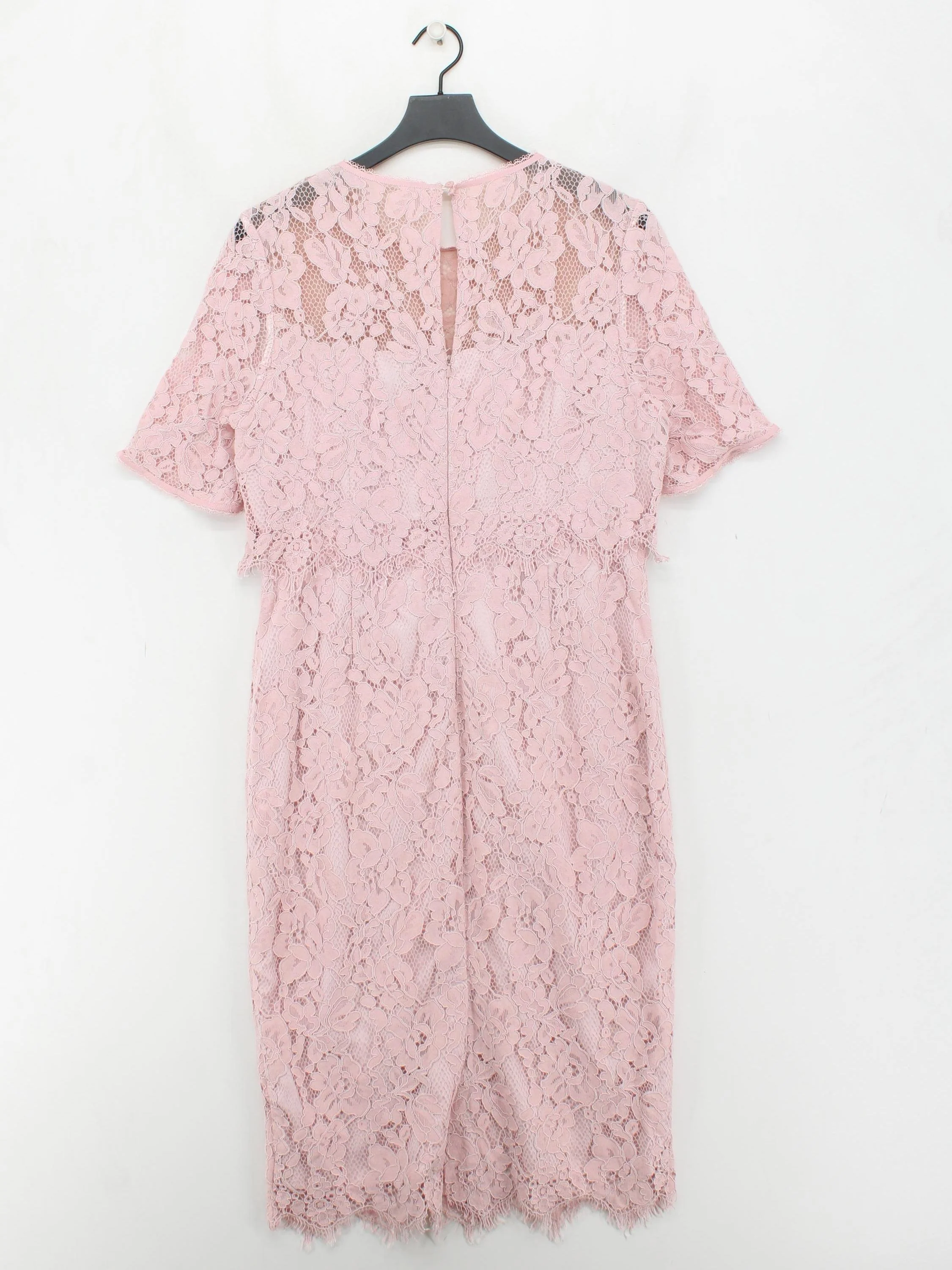 Jacques Vert Bodycon Midi Dress UK14 in Pink - Image 2