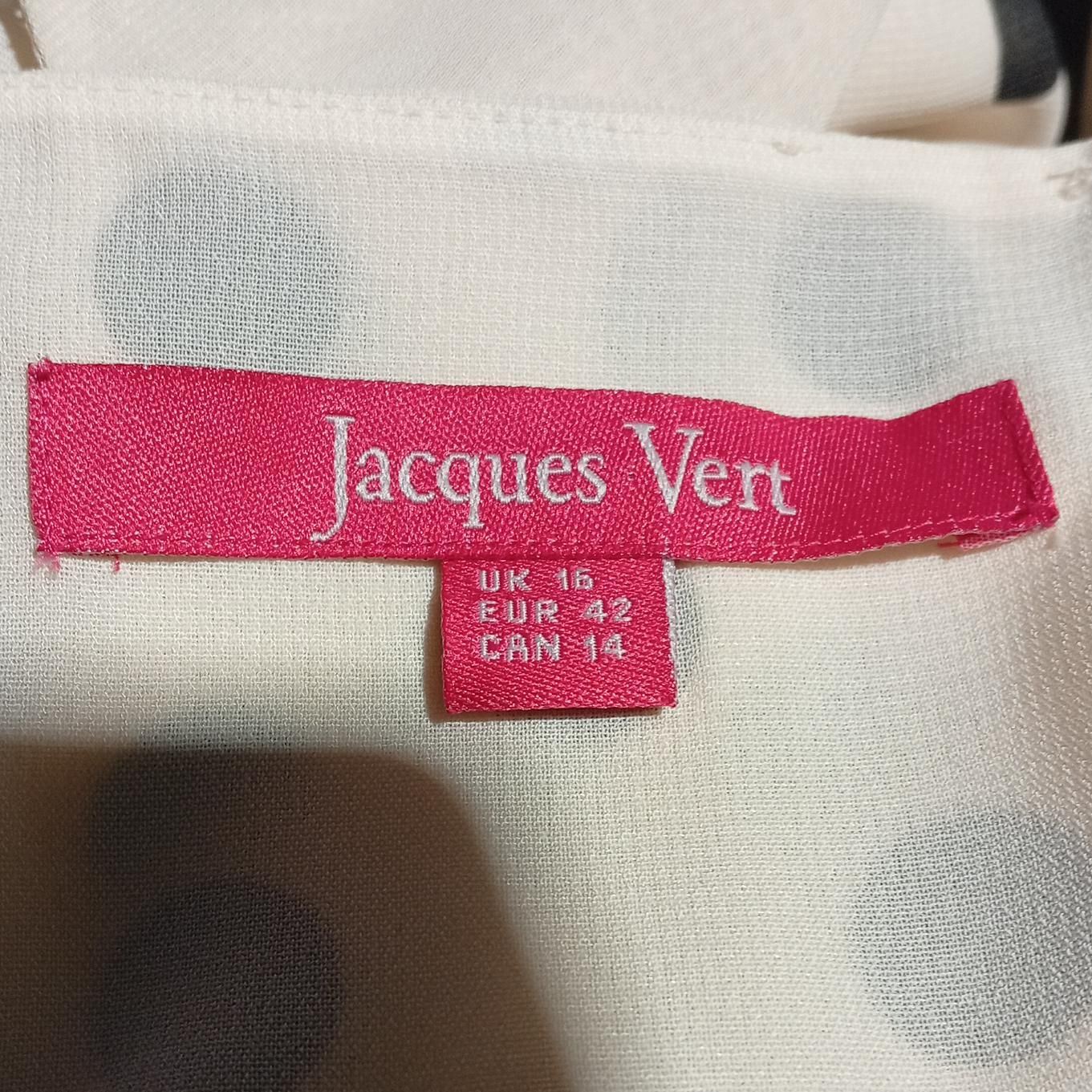 Jacques Vert Skater Midi Dress UK16 in Cream - Image 5