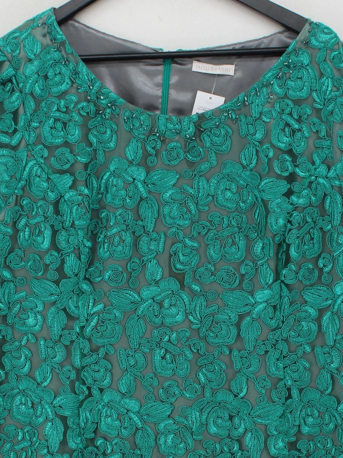 Jacques Vert T-Shirt Midi Dress UK14 in Green - Image 3
