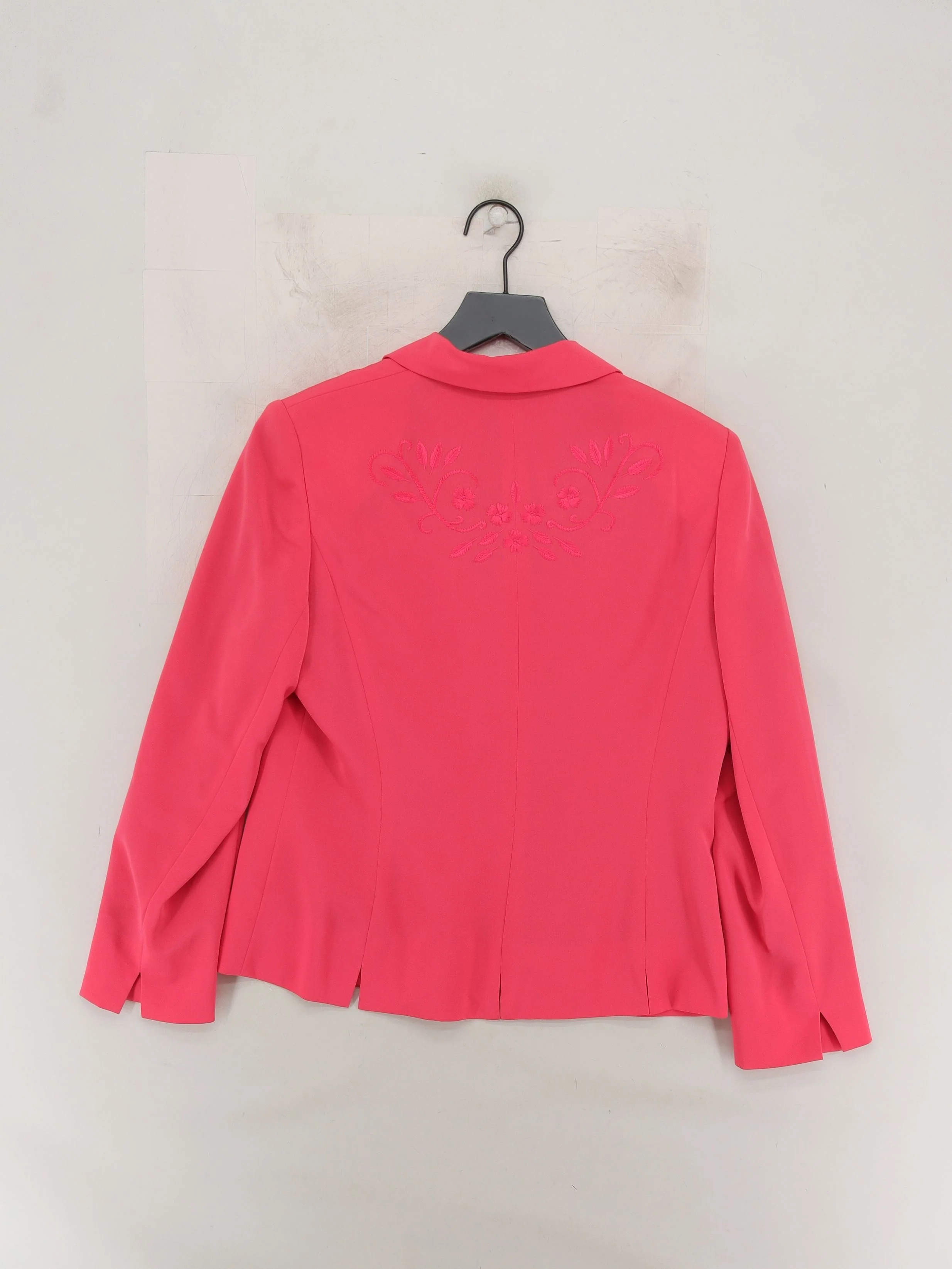 Jacques Vert Women's Blazer UK 12 Pink 100% Polyester Overcoat - Image 2