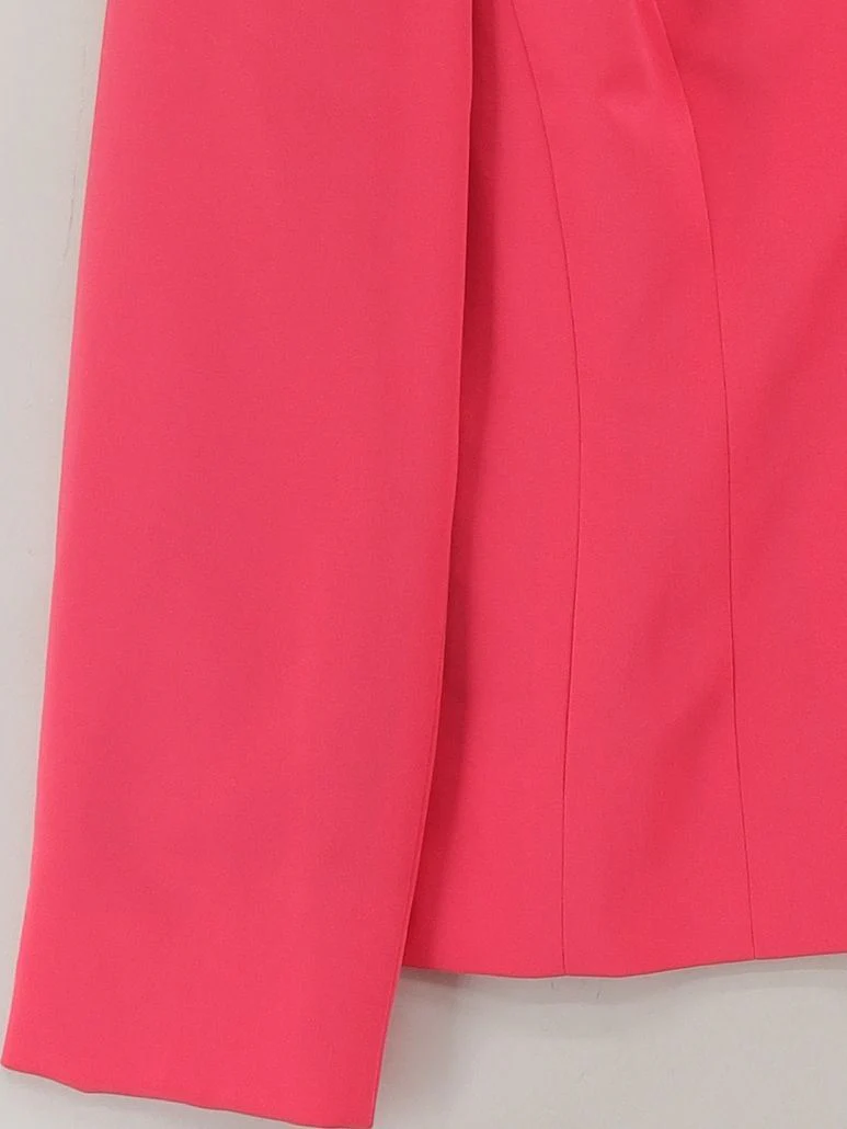 Jacques Vert Women's Blazer UK 12 Pink 100% Polyester Overcoat - Image 4