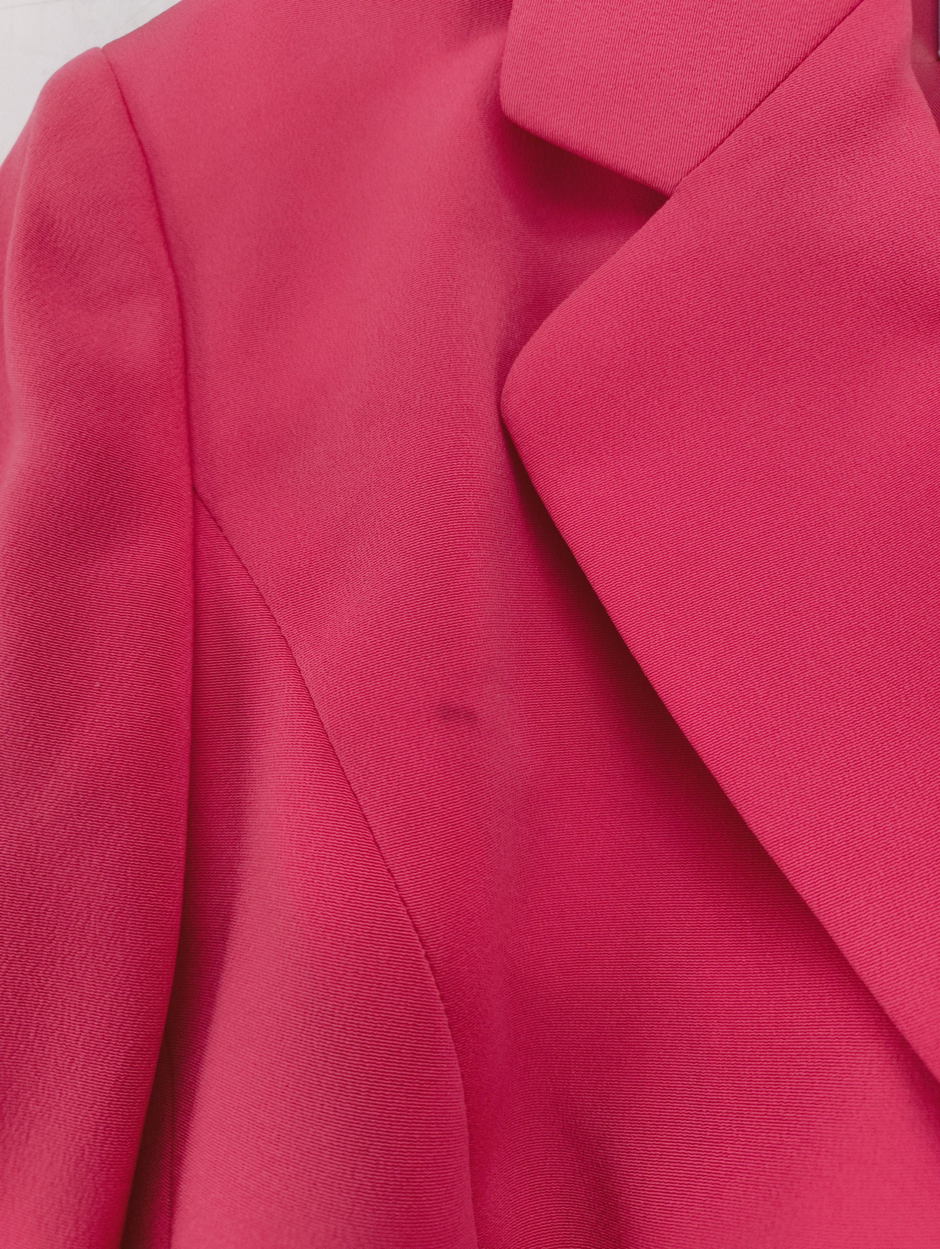 Jacques Vert Women's Blazer UK 12 Pink 100% Polyester Overcoat - Image 5