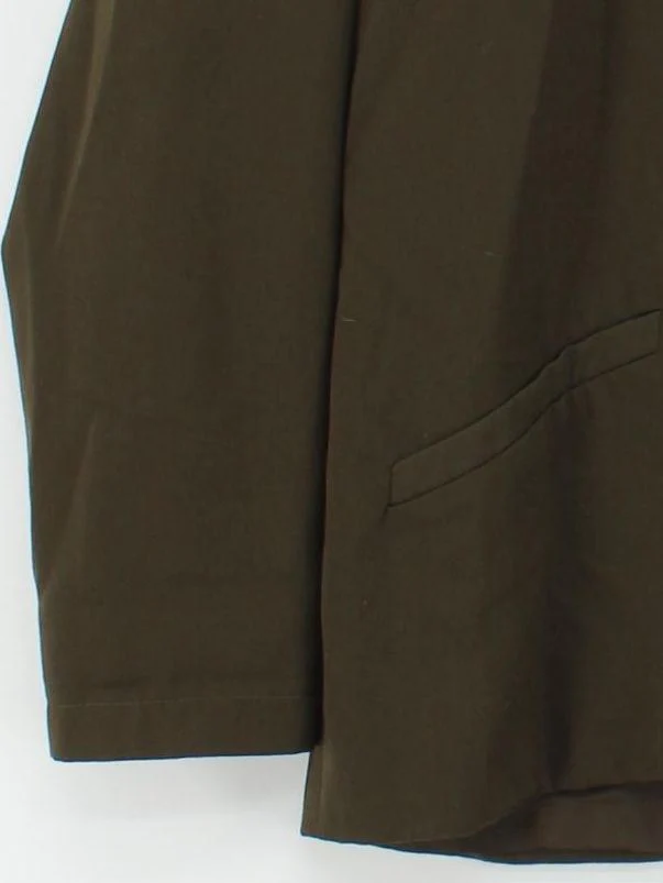 Jacques Vert Women's Blazer UK 14 Brown Polyester with Wool Overcoat - Image 4