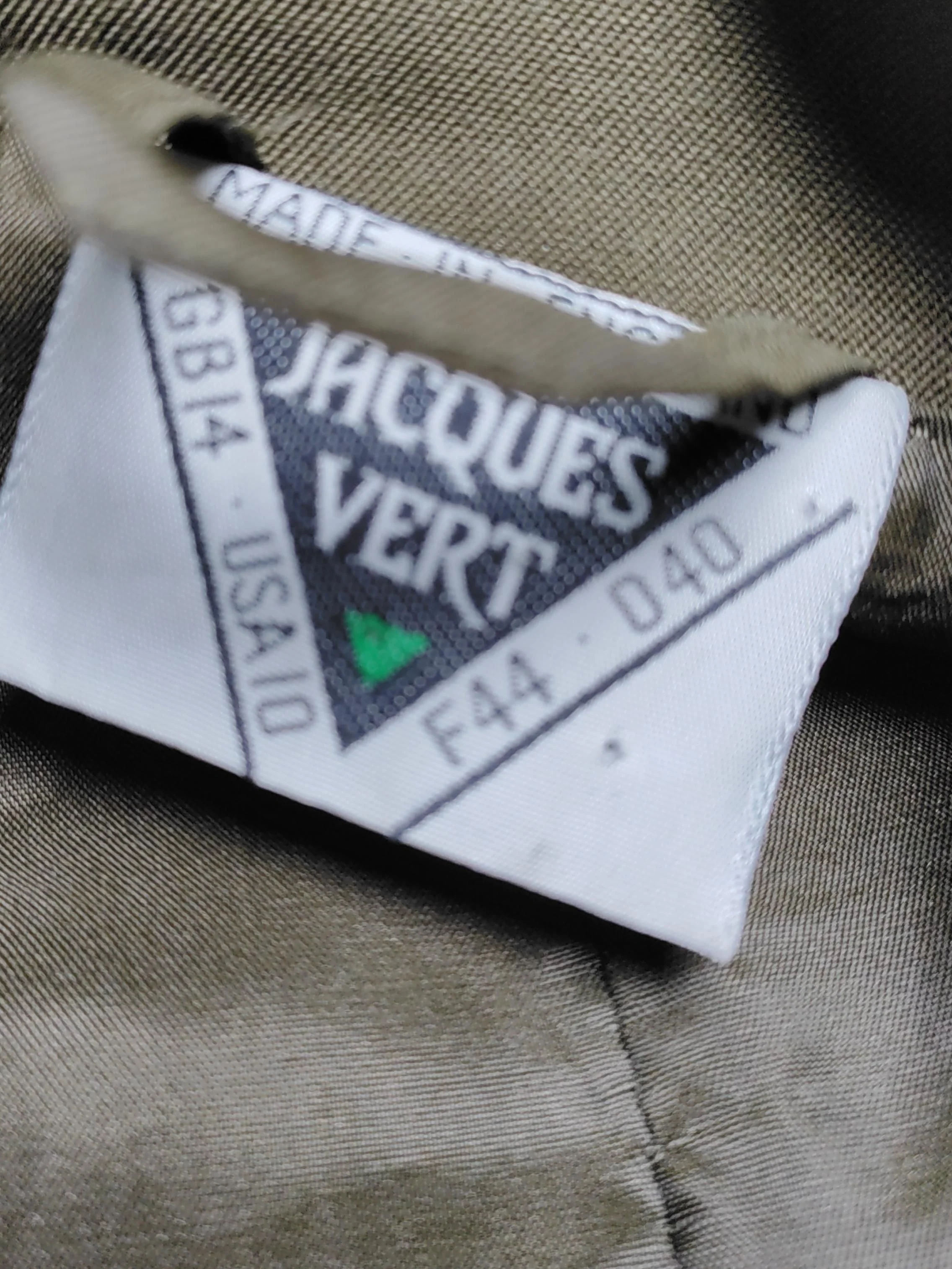 Jacques Vert Women's Blazer UK 14 Brown Polyester with Wool Overcoat - Image 5
