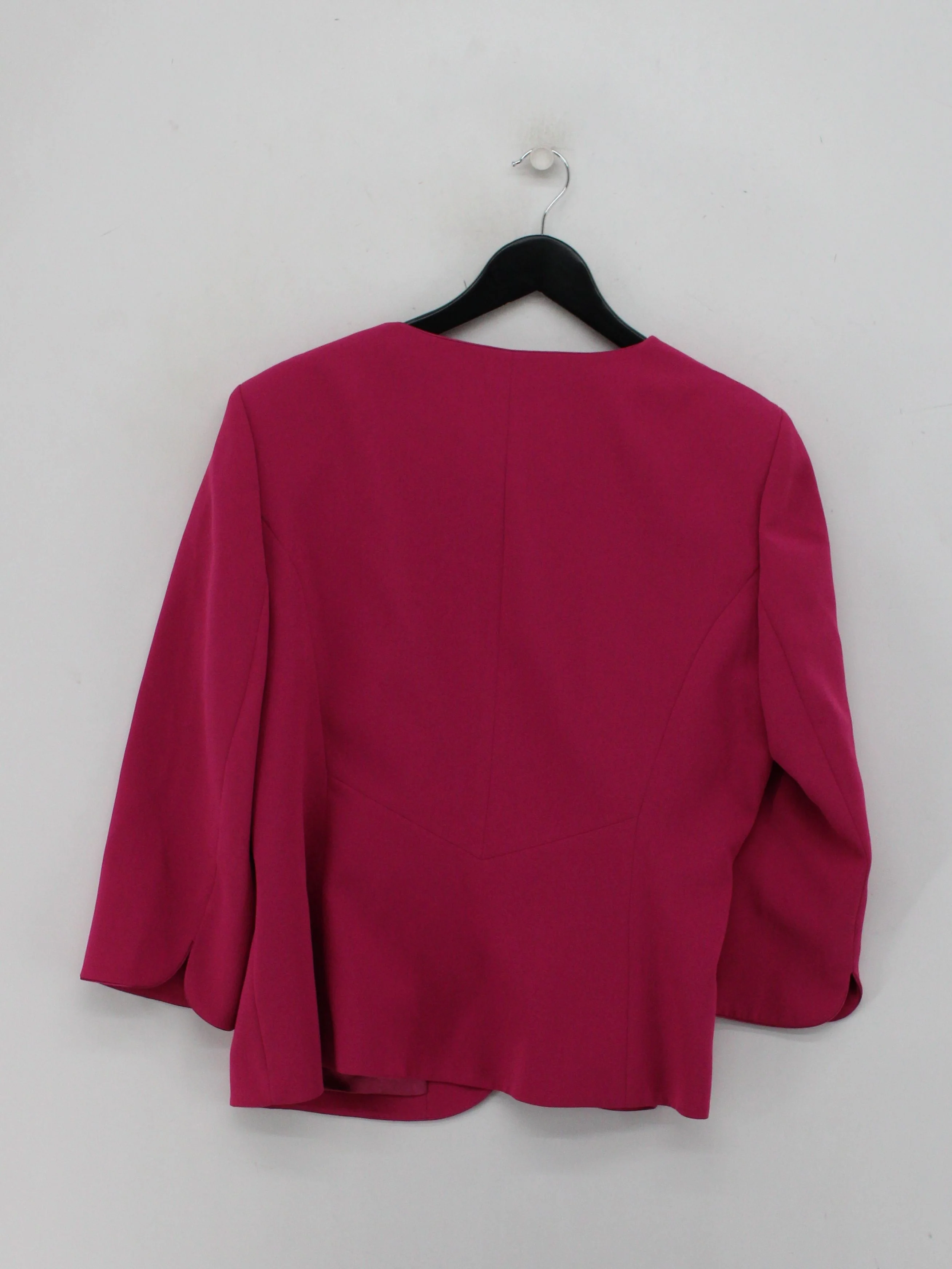 Jacques Vert Women's Blazer UK 18 Pink Polyester with Elastane Overcoat - Image 2