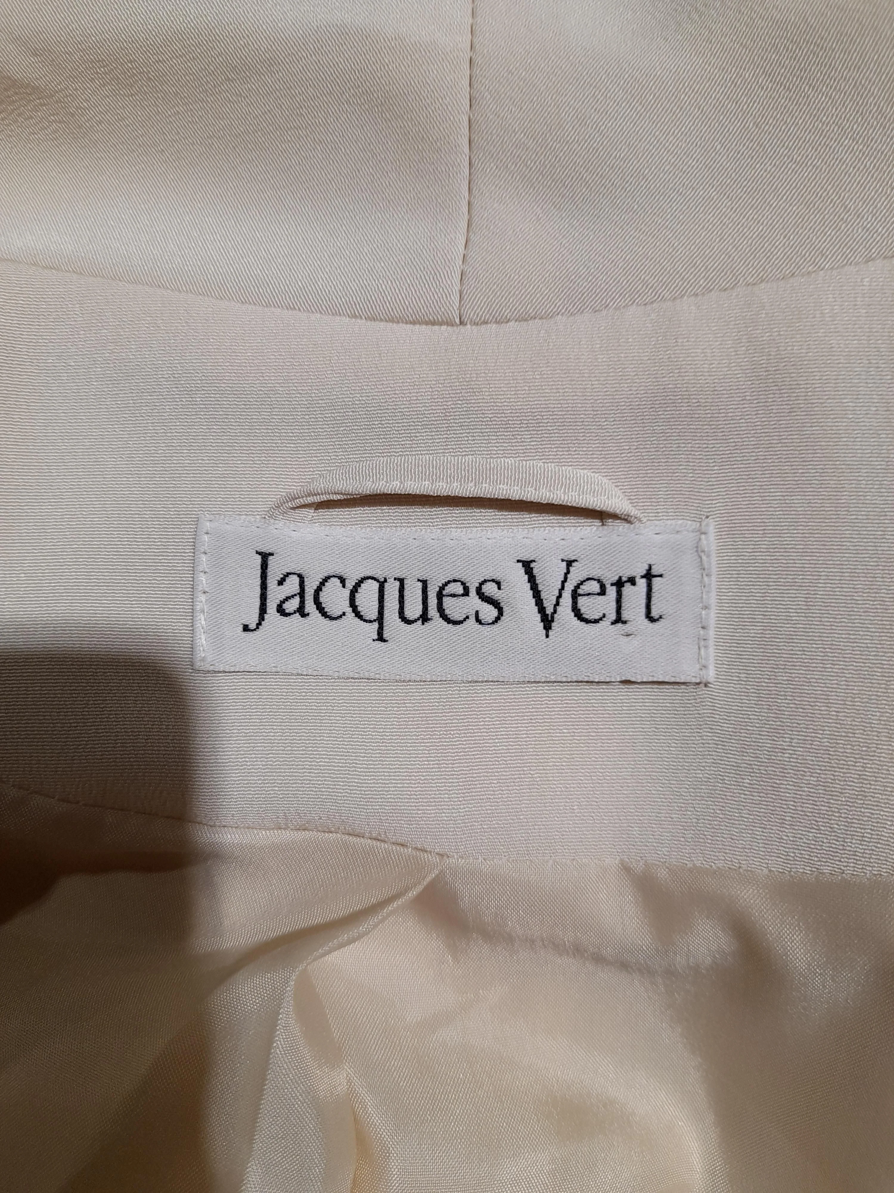 Jacques Vert Women's Coat L Cream 100% Polyester Overcoat - Image 6