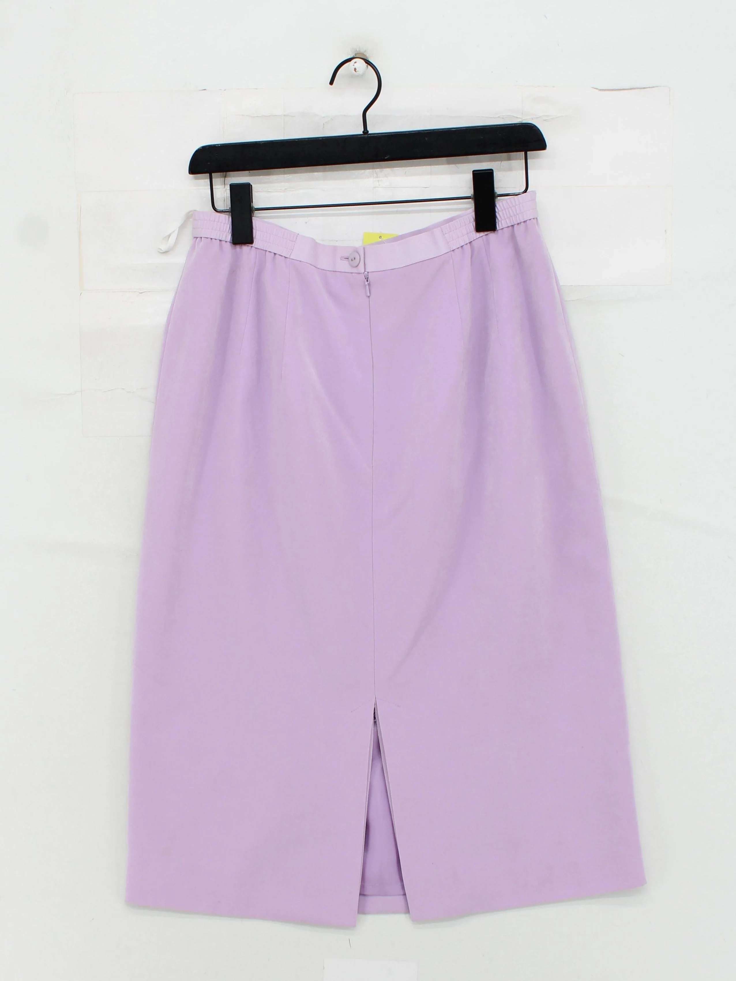 Jacques Vert Women's Midi Skirt UK 14 Purple 100% Polyester Straight & Pencil - Image 2