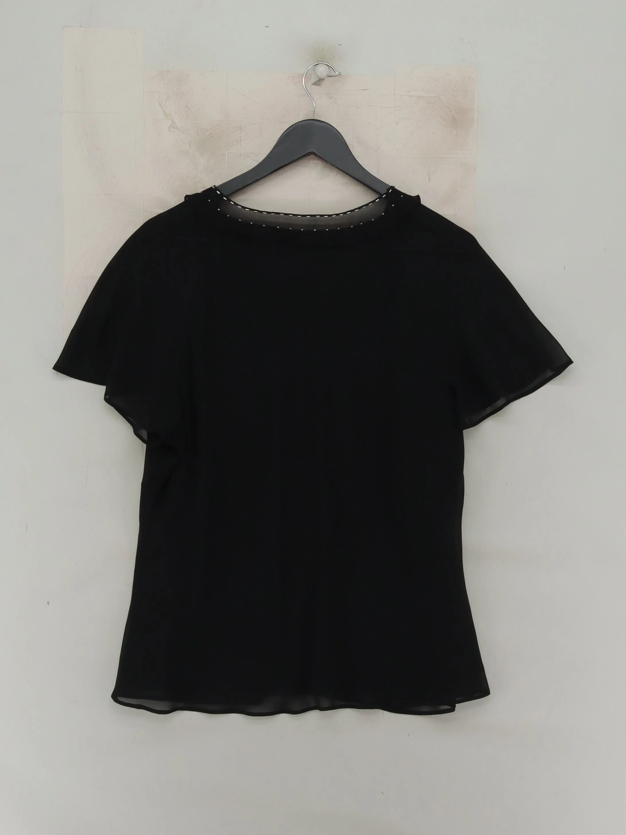 Jacques Vert Women's Top XXL Black 100% Polyester Basic - Image 2