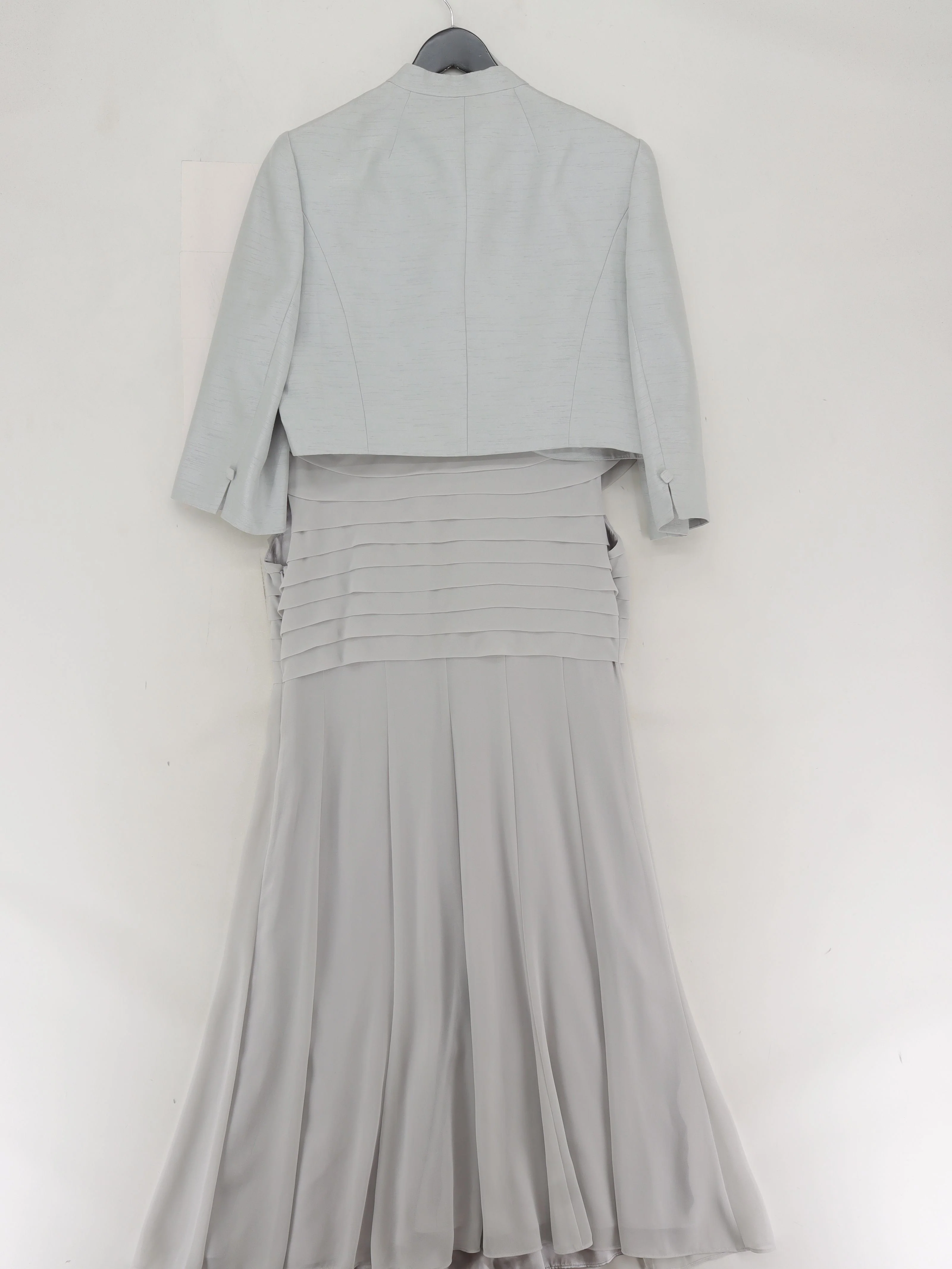 Jacques Vert Women's Two Piece Suit UK 16 Grey 100% Polyester New with tags - Image 2