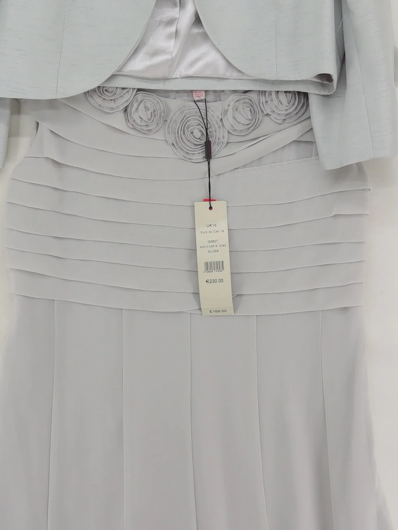 Jacques Vert Women's Two Piece Suit UK 16 Grey 100% Polyester New with tags - Image 3