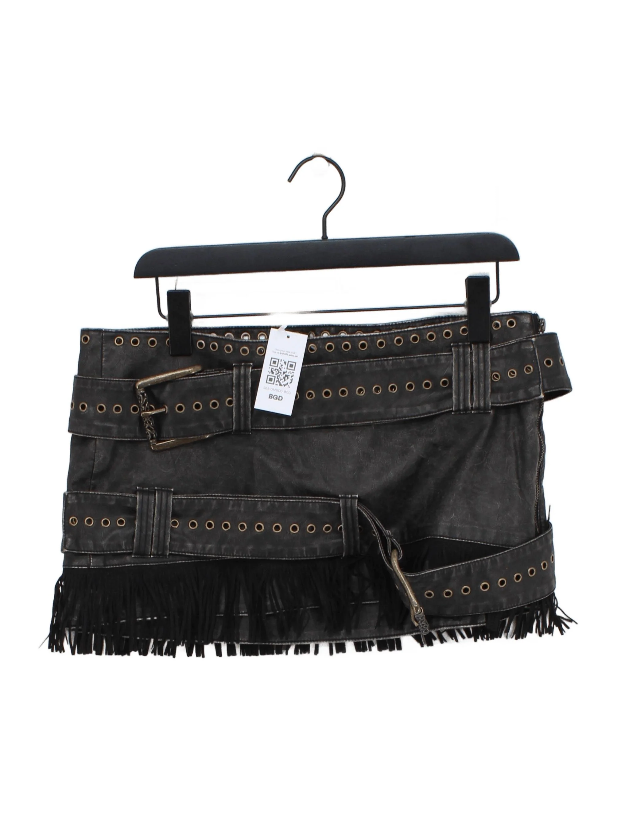 Jaded London Women's Mini Skirt UK 12 Black Viscose