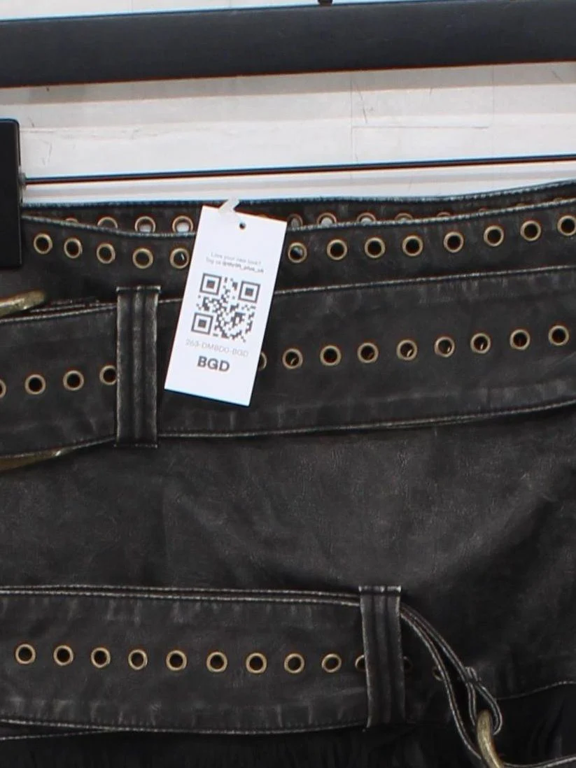 Jaded London Women's Mini Skirt UK 12 Black Viscose - Image 3