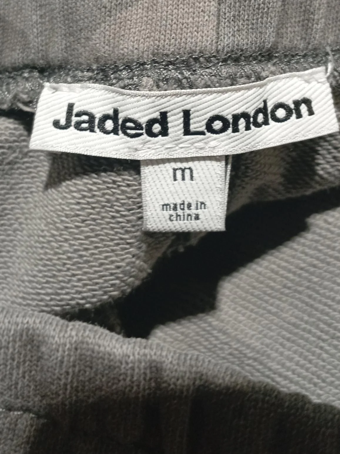 Jaded London Women's Sports Bottoms M Grey Camo 100% Cotton Wide-Leg Sweatpants - Image 5