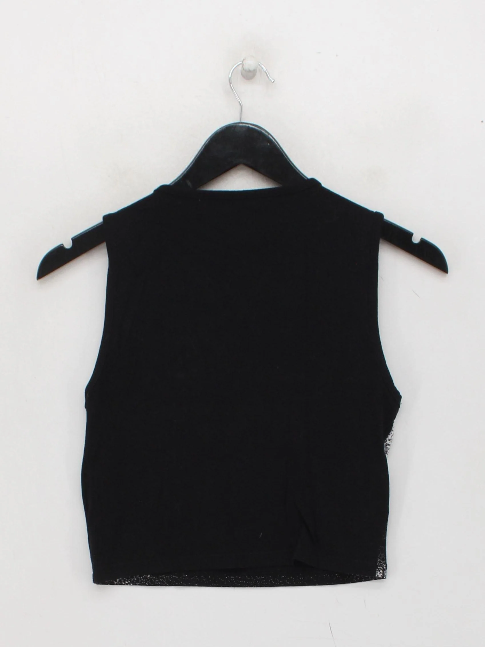 Jaded London Women's T-Shirt UK 8 Black Cotton with Elastane Basic - Image 2