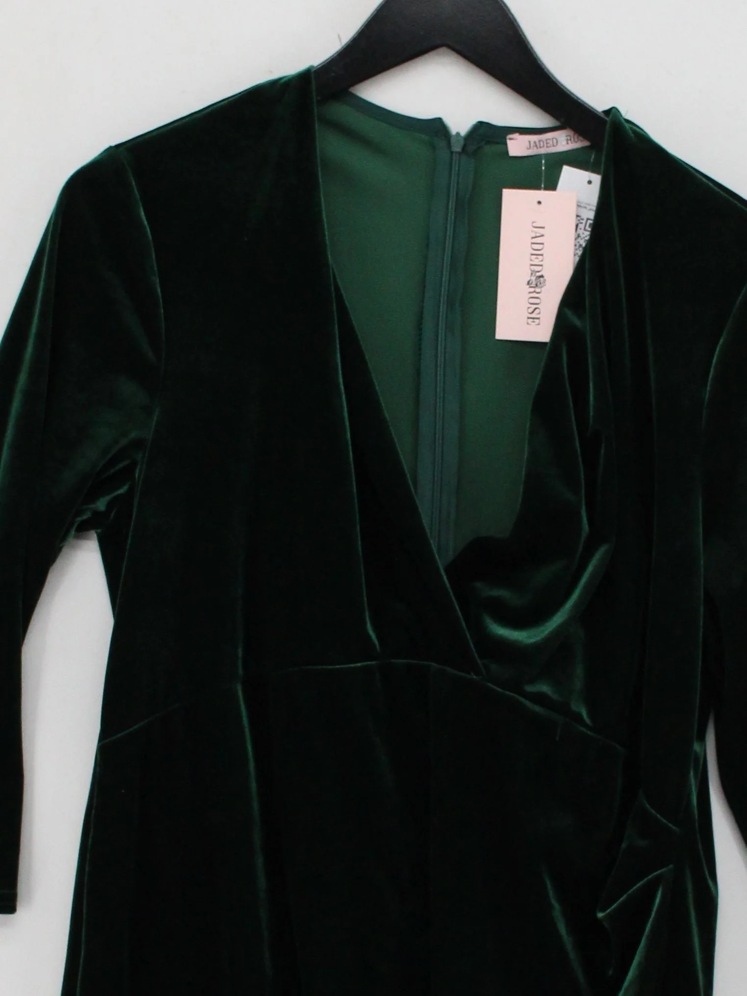 jaded rose Wrap Midi Dress UK10 in Green - Image 3