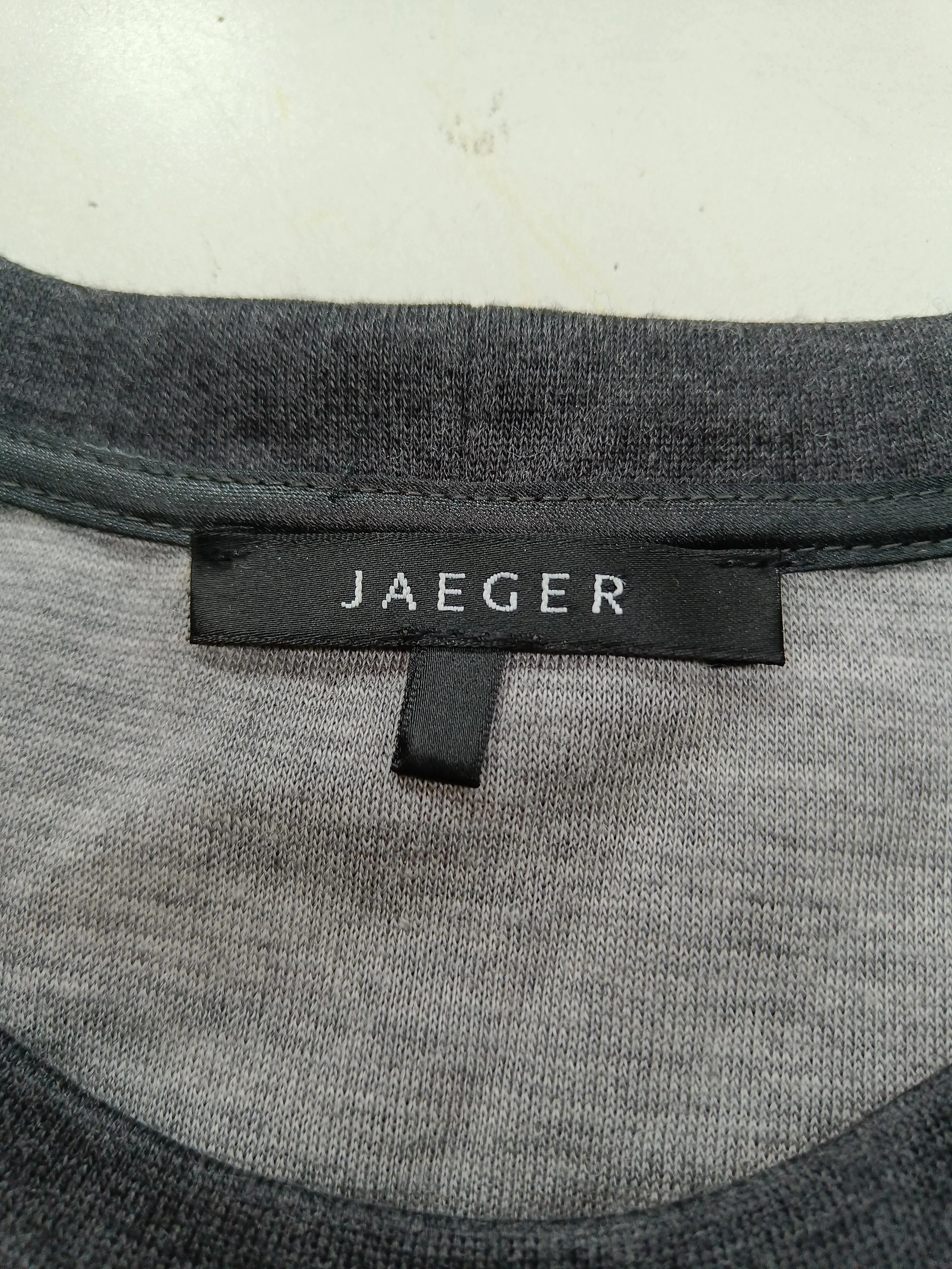 Jaeger A-Line Mini Dress M in Grey - Image 5