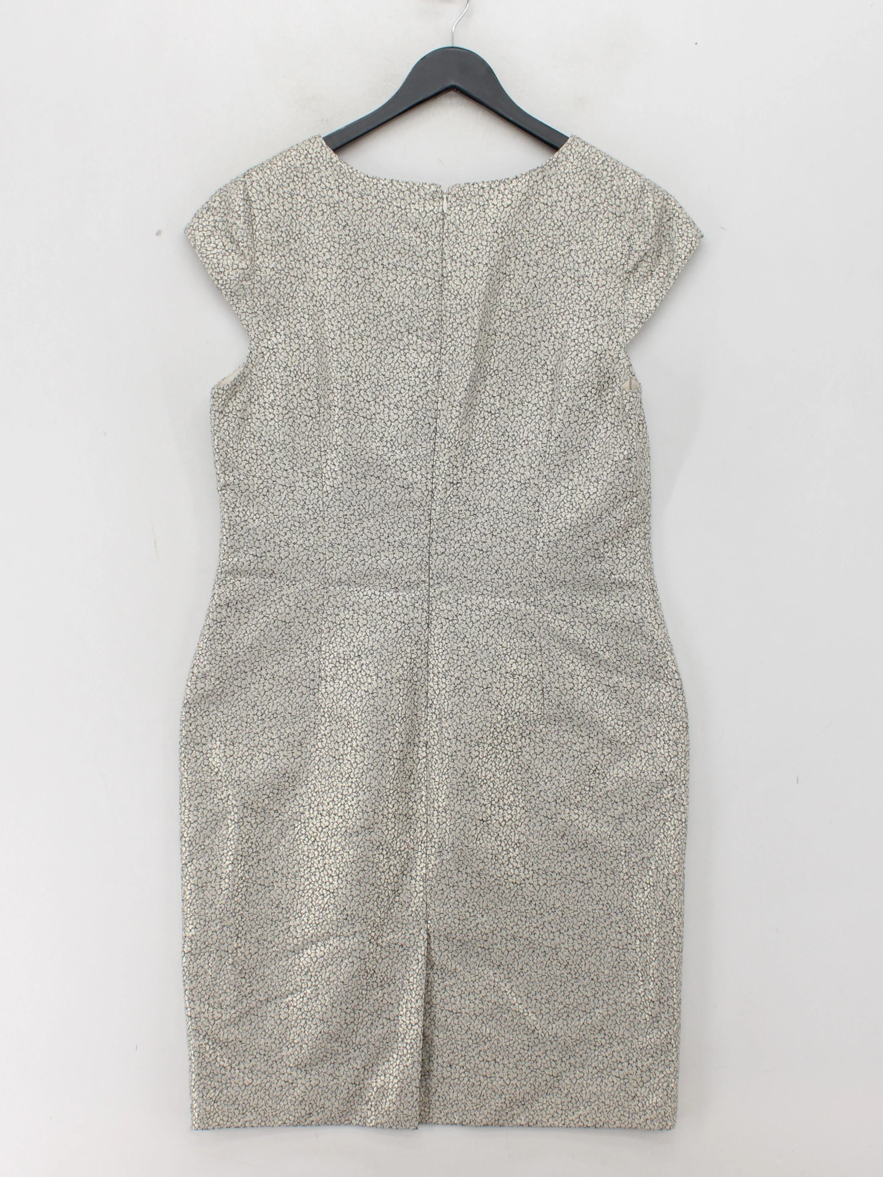 Jaeger Bodycon Midi Dress UK14 in Multi - Image 2