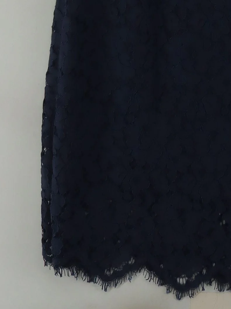 Jaeger Bodycon Mini Dress UK8 in Blue - Image 4