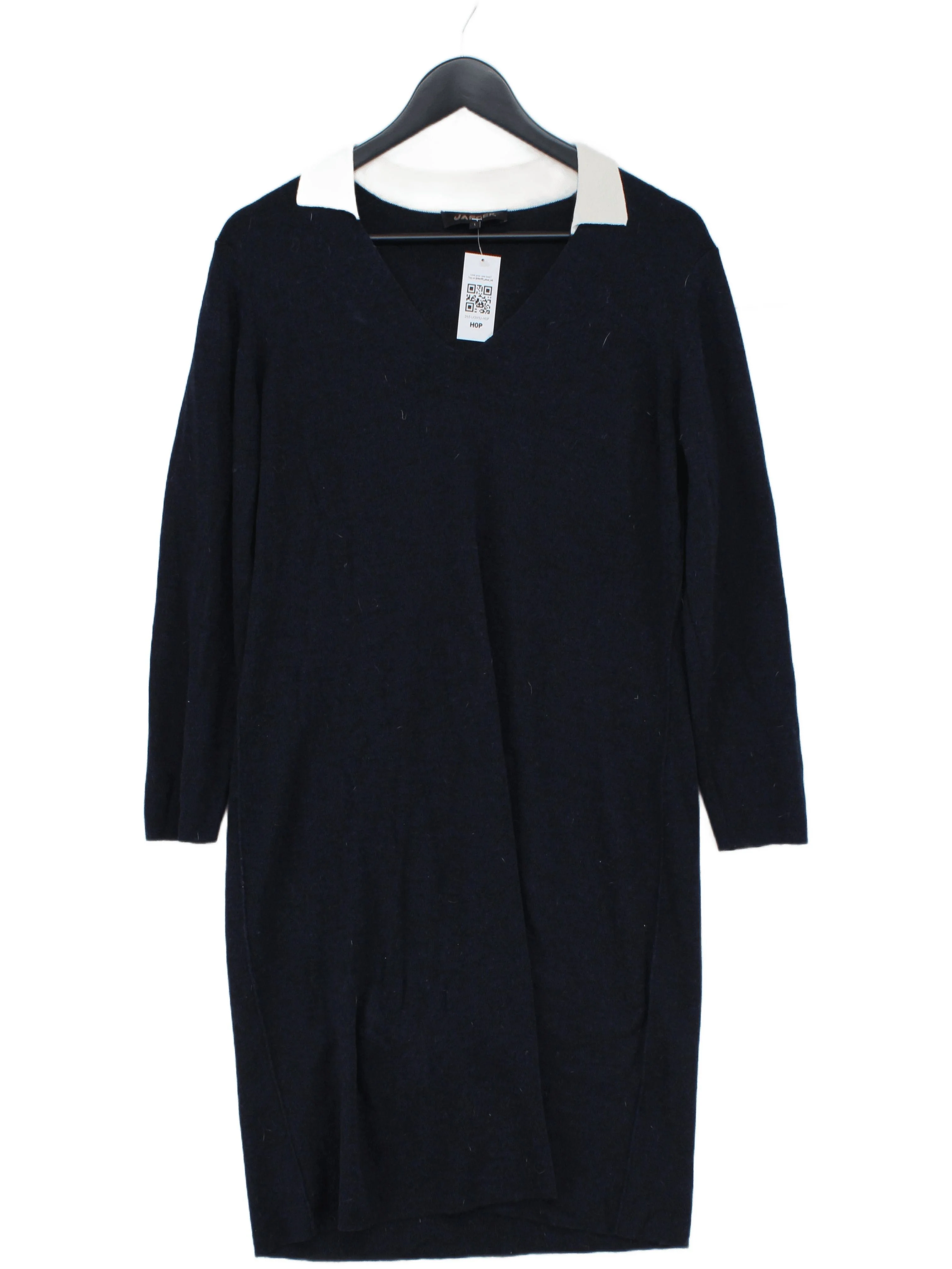 Jaeger Jumper Midi Dress L in Blue