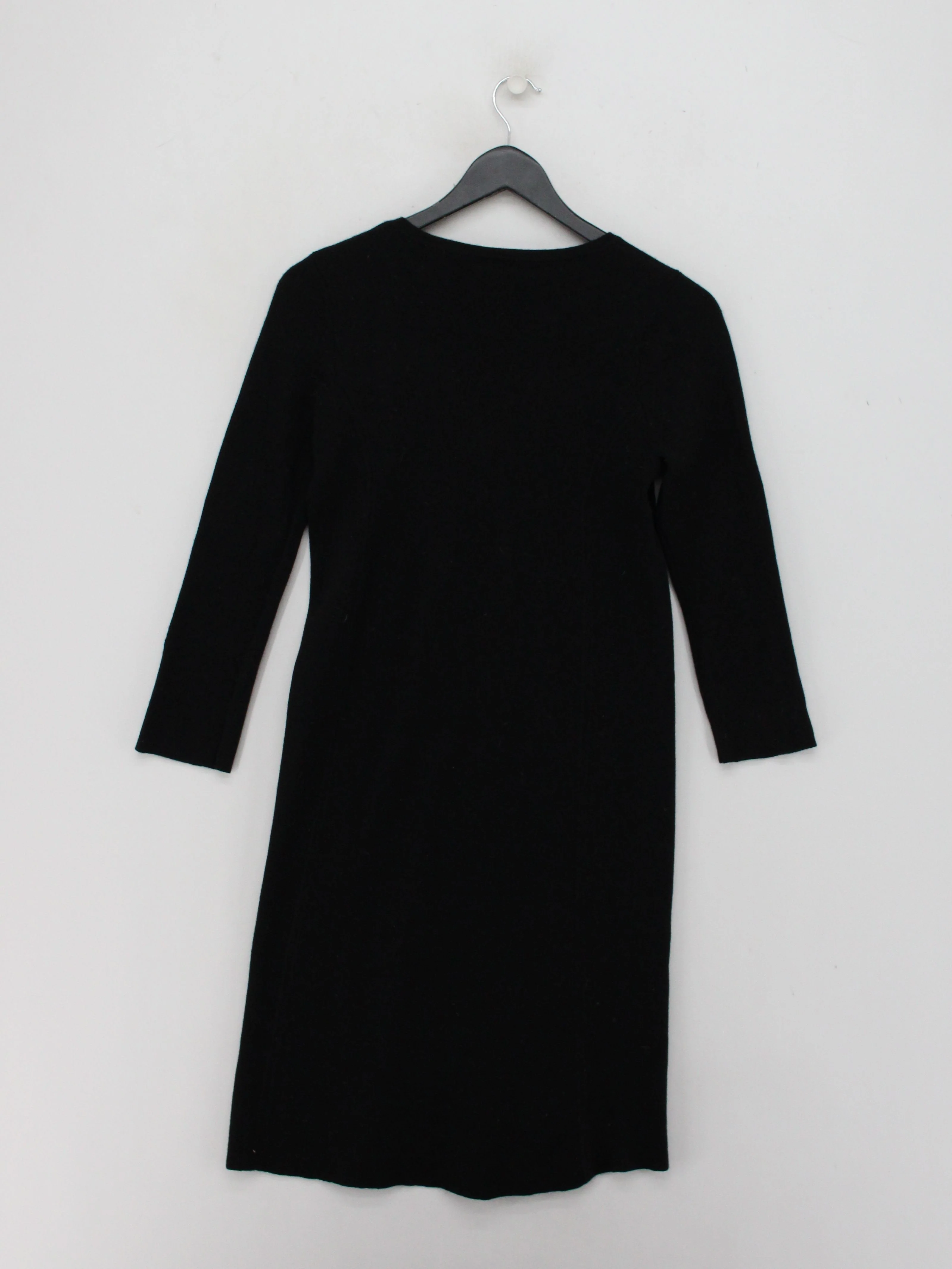 Jaeger Jumper Midi Dress M in Black - Image 2